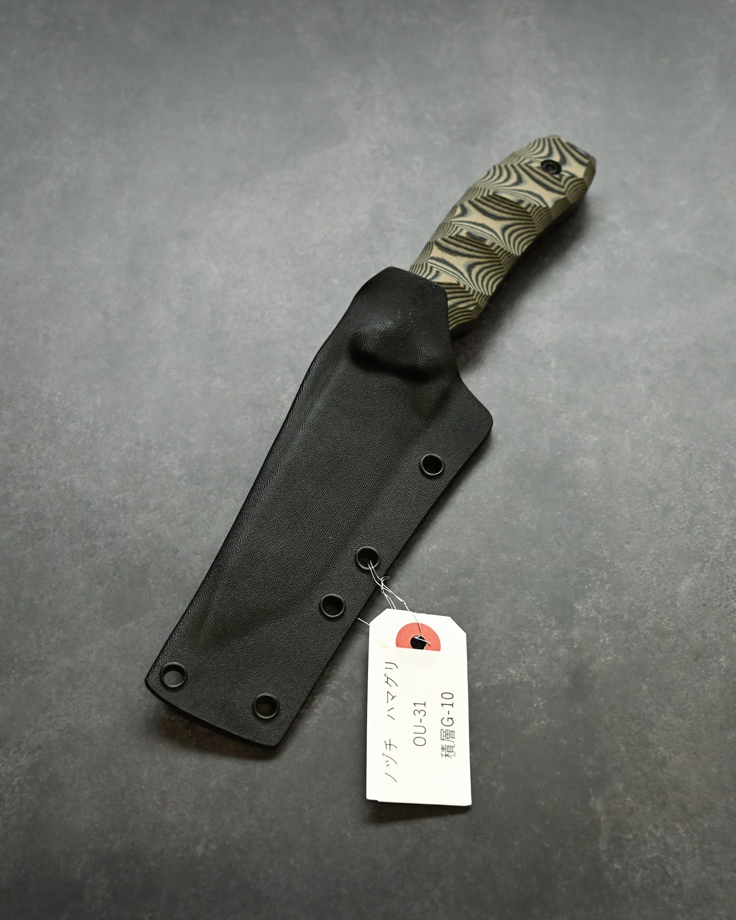 Kiku Matsuda Kikuknives Noduchi Hamaguri Outdoor Fixed Blade  Handcrafted in Japan