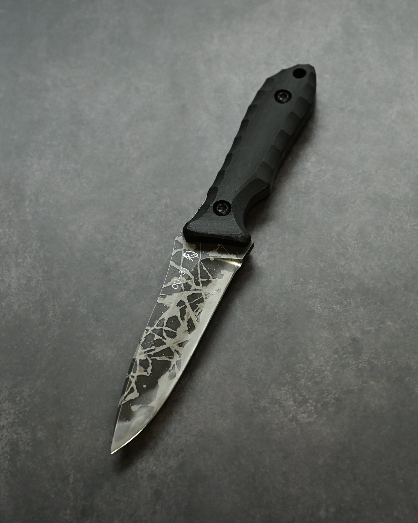 Kiku Matsuda Kikuknives Kofuu Black Outdoor Fixed Blade Handcrafted in Japan