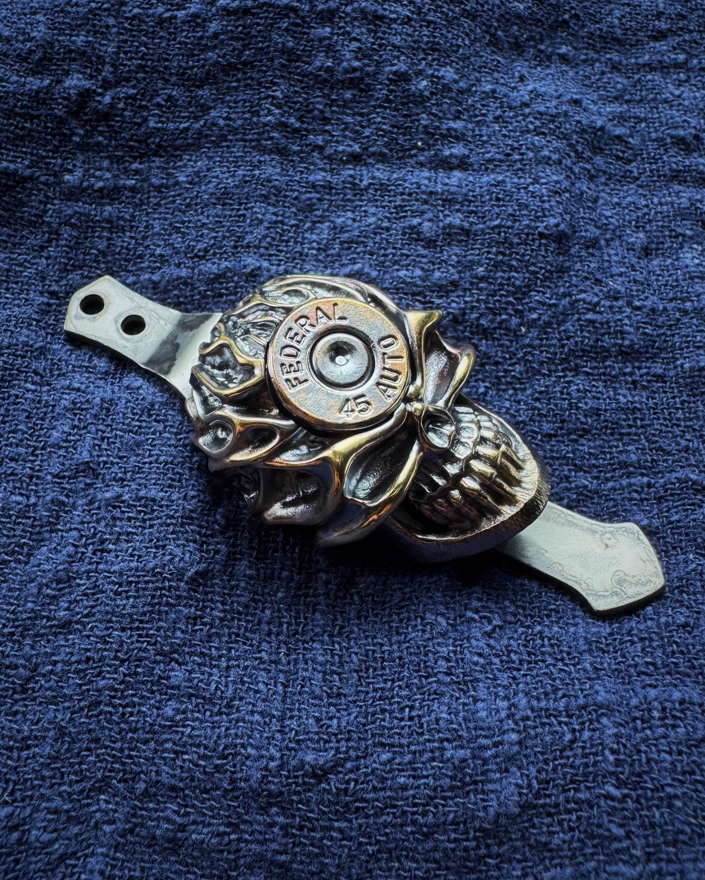 Steel Flame Bronze Reaper Gunslinger 2-Hole Narrow Dragontail Clip