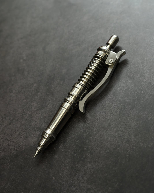 Hidetoshi Nakayama Clip-Lock Pen – Hidden Bolt-Action Short Model