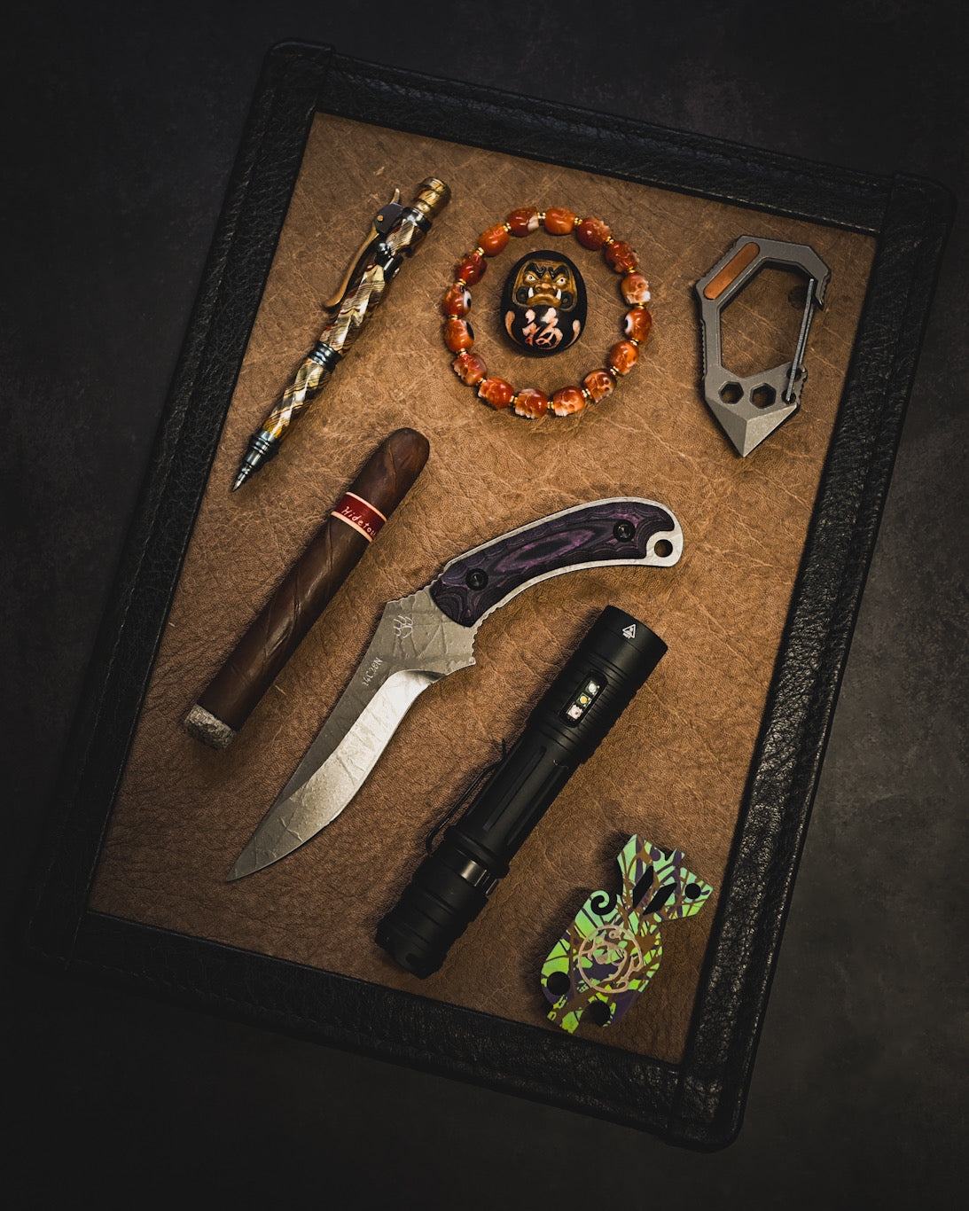 【銀座展示会限定モデル】 Kiku Knives 松田昌之 シーホース 14C28N リネンマイカルタ積層