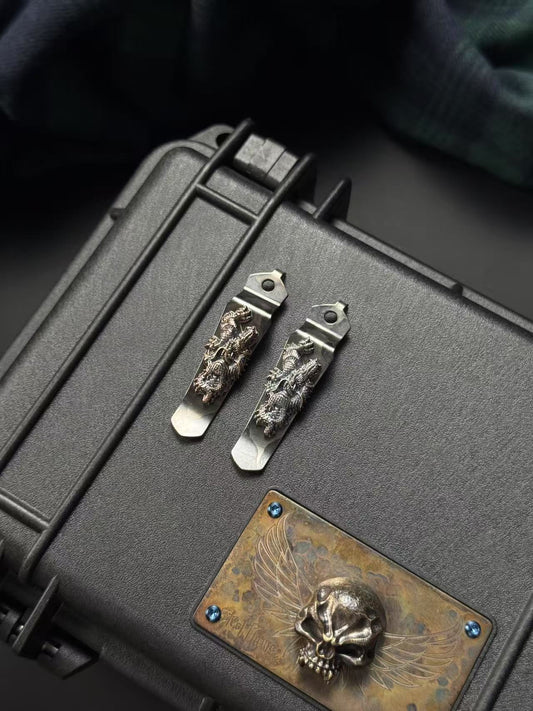 Steel Flame x Starlingear x Strider Tri-Brand Collaboration Dragon Back Clip