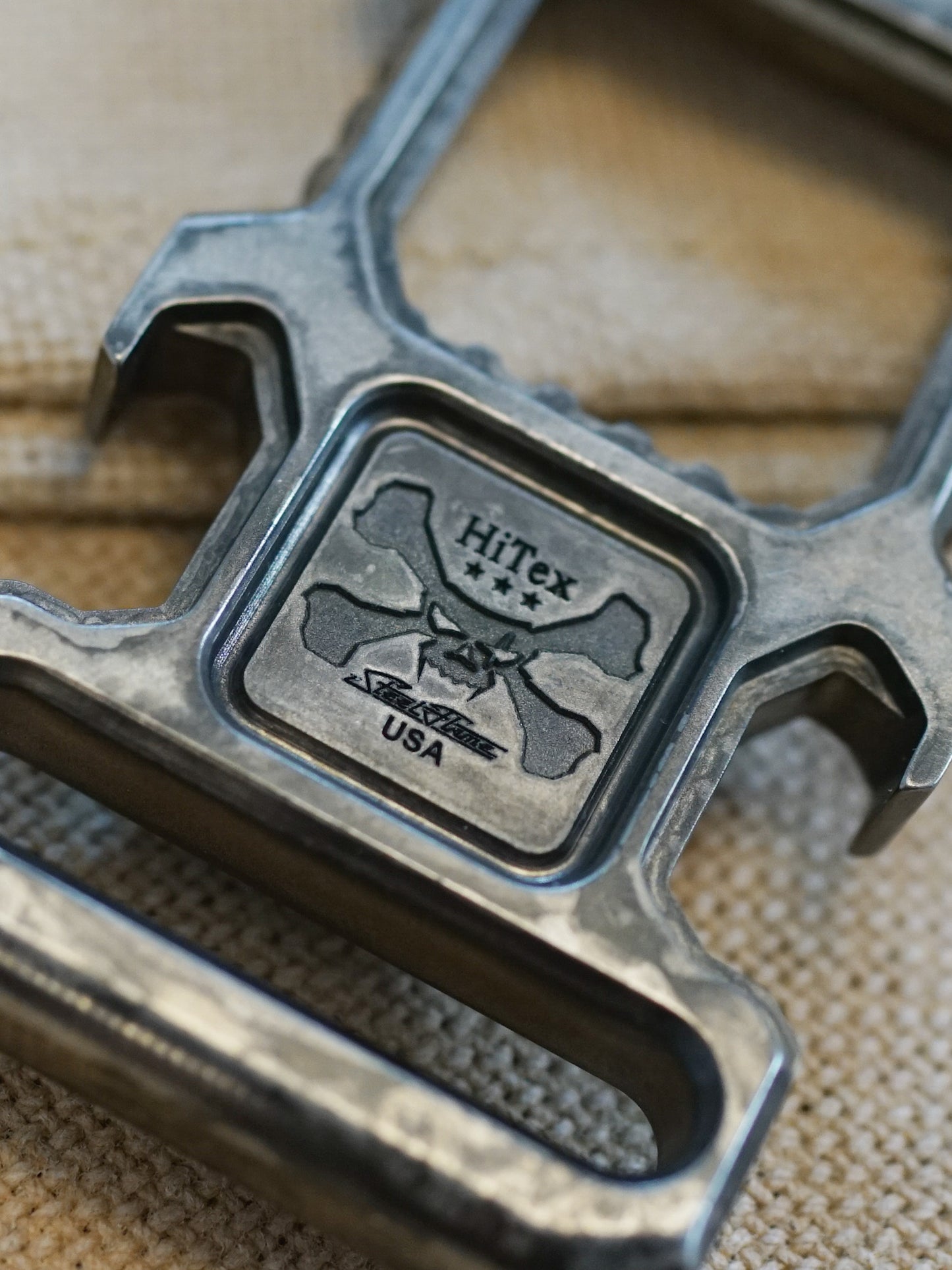 Steel Flame x HiTex * Ti2Design Warrior Knukles & Bottle Opener