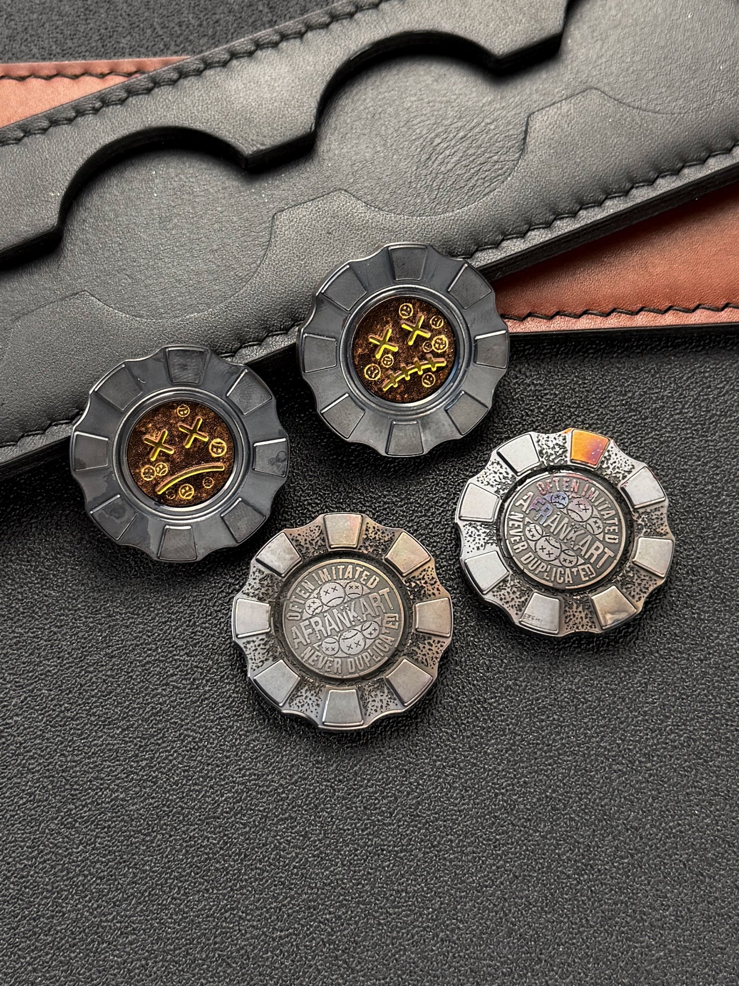 AFRANKART × HiTex Gear Collaboration EDC Coin / Challenge Coin Set (4-Piece Set)