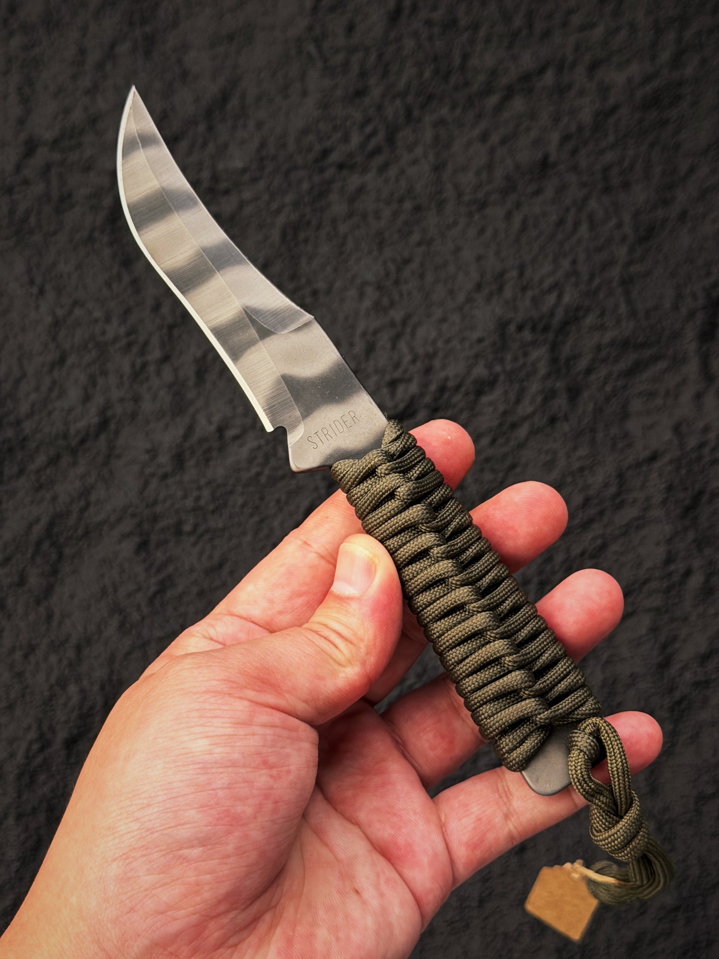 希少 オールドスクール Strider ナイフ Paul Bos フレイムマーク入り|CPM S30V