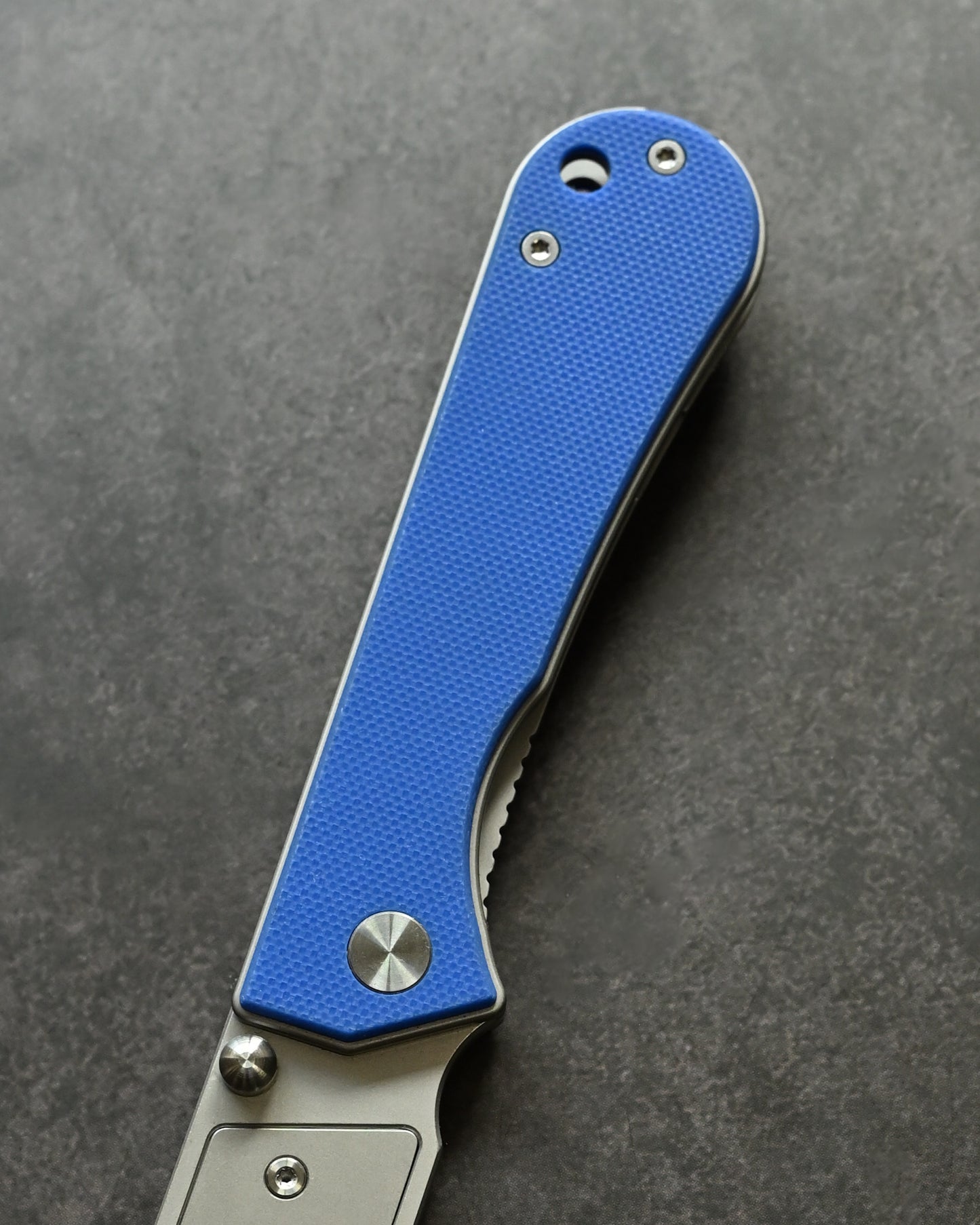NUKNIVES G10 Blue Handle Quick-Open Replaceable Blade Utility Knife | Kumpanter U23