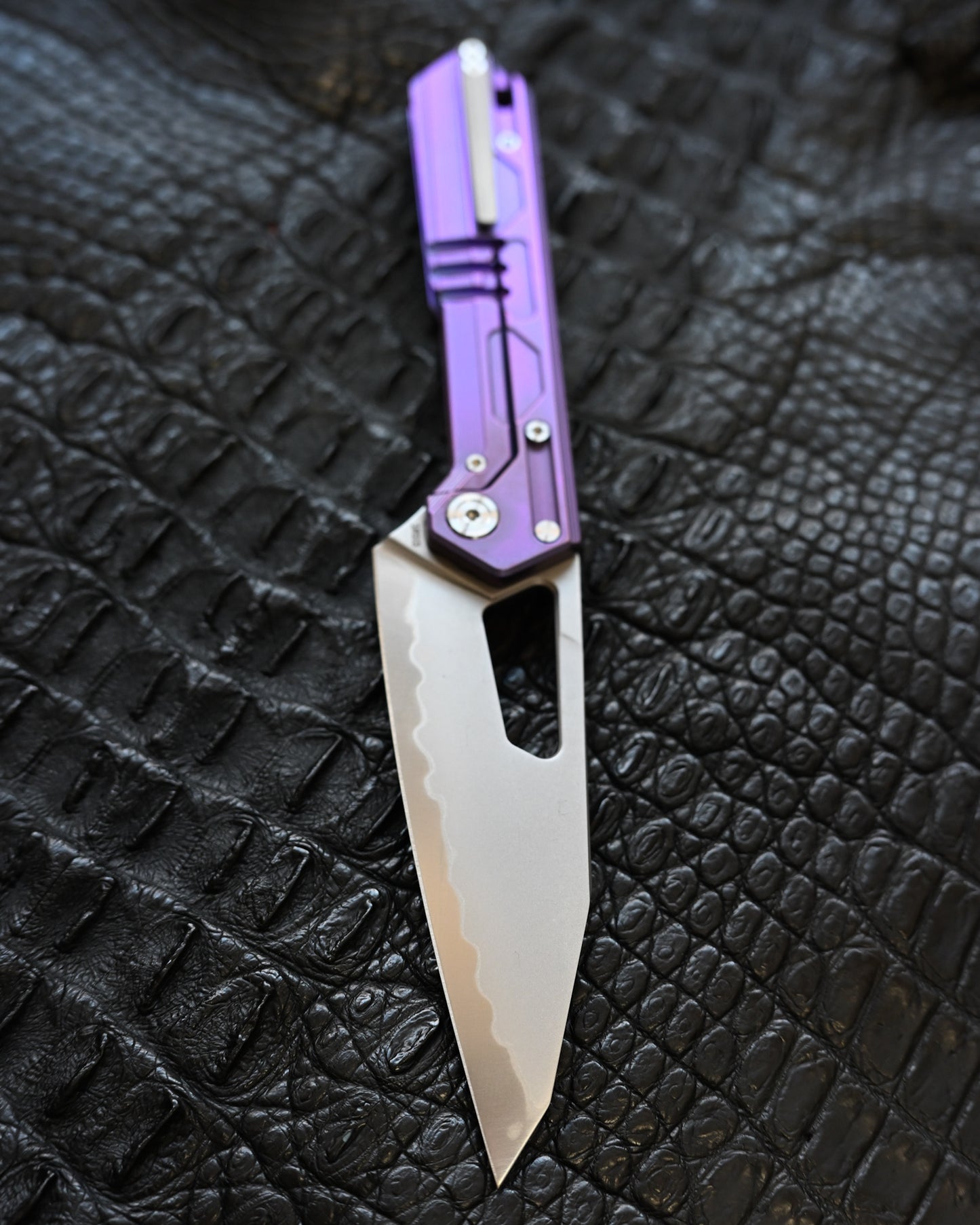 TACRAY DT03 Folding Cooking Knife – Purple (Limited Color)