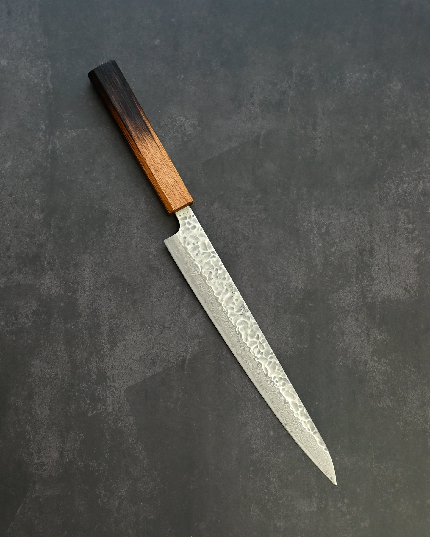 Kanetaka Limited Yanagiba 400mm – Damascus Pattern / VG10 Core Steel / Artisan-Crafted