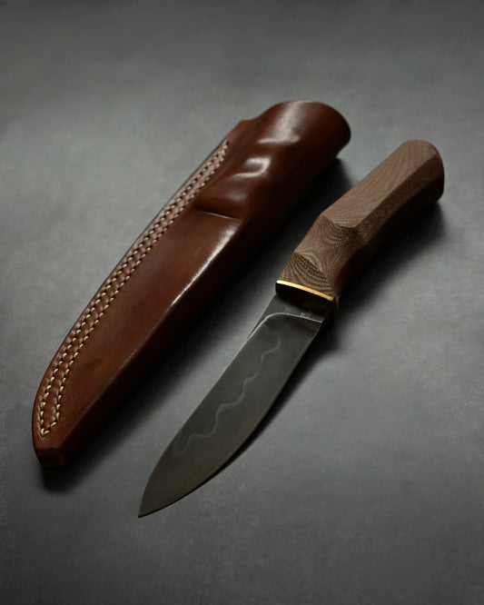 Wtopia Arawashi WP2 Straight Knife Japanese Made  Westinghouse Micarta