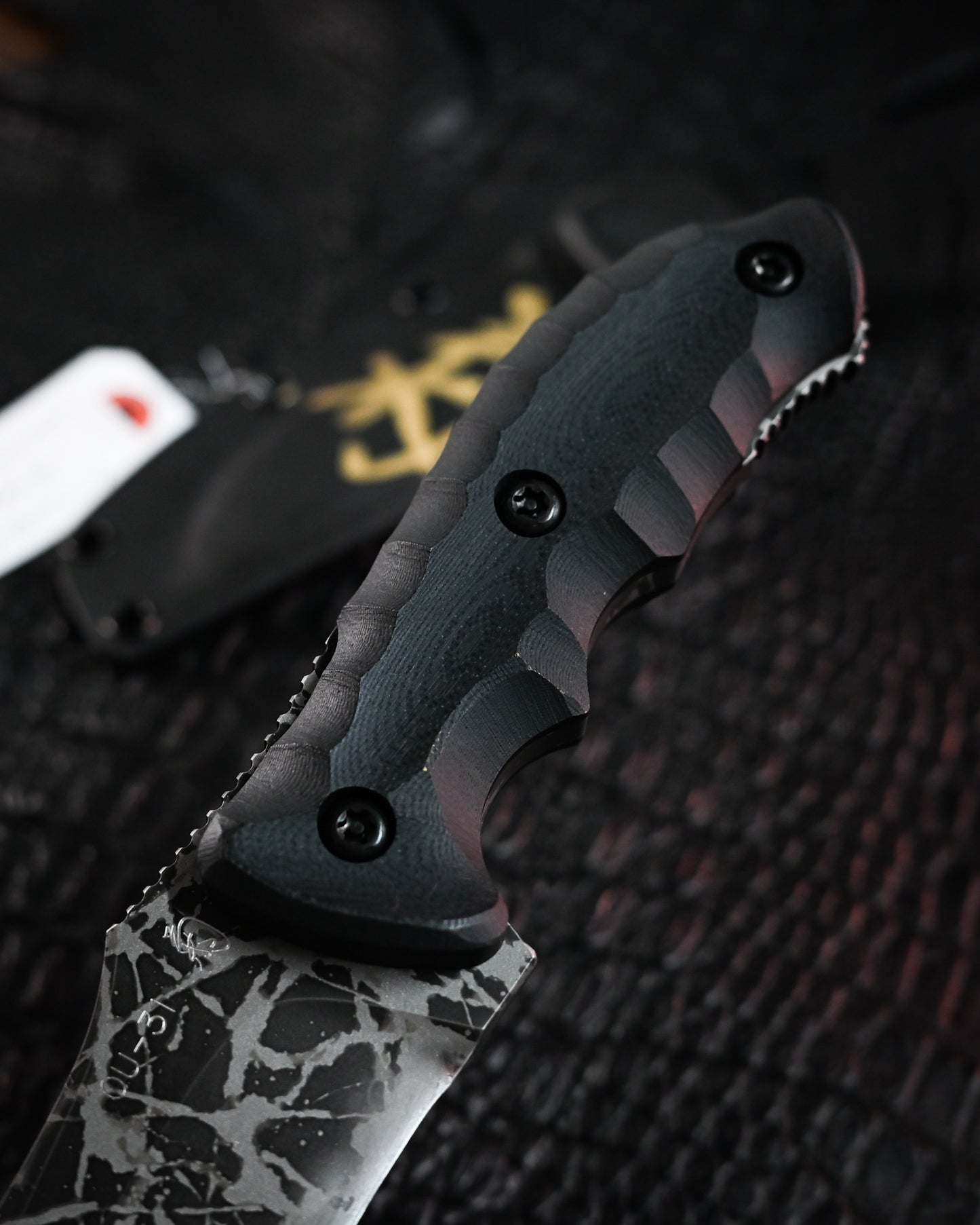 Kiku Matsuda Kikuknives Police Compact Ginza Exhibition Limited Edition|Popular Limited Model, Hand-Signed, OU-31 Steel, Custom Sheath, Ultra-Rare Collector’s Item