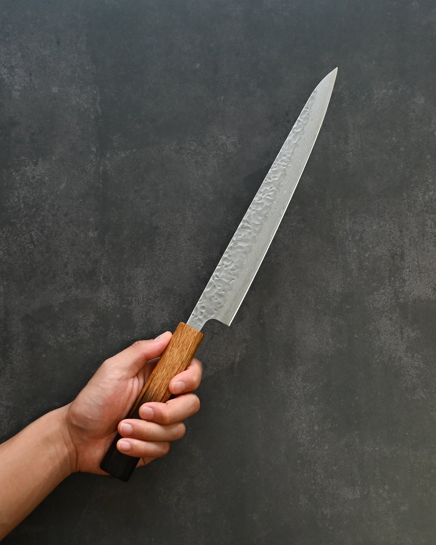 Kanetaka Limited Yanagiba 400mm – Damascus Pattern / VG10 Core Steel / Artisan-Crafted