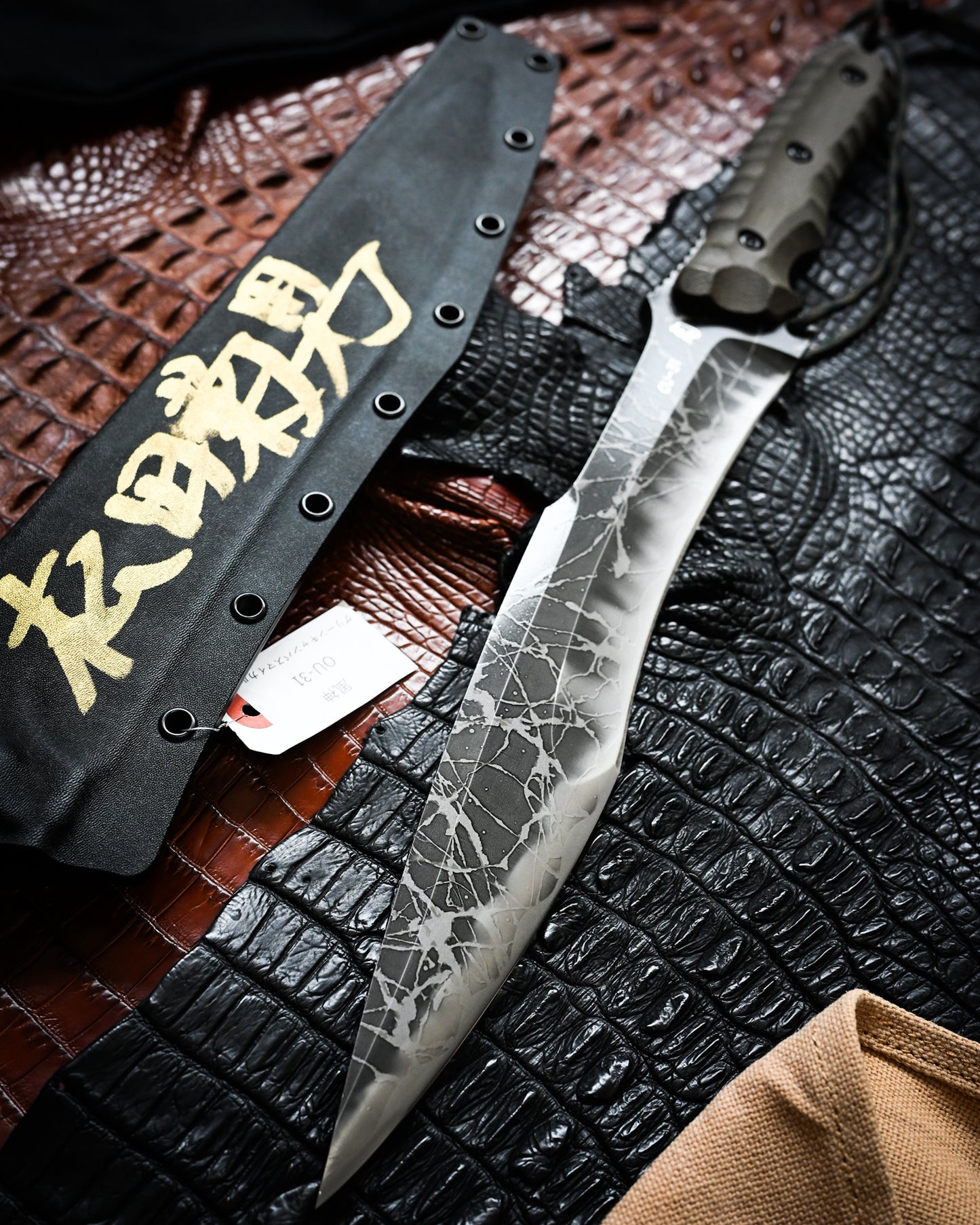 Kiku Matsuda × Kiku Knives|FUJIN Tactical Knife – Ginza Exhibition Special (Rare Collector’s Edition, Extra Thick Blade)