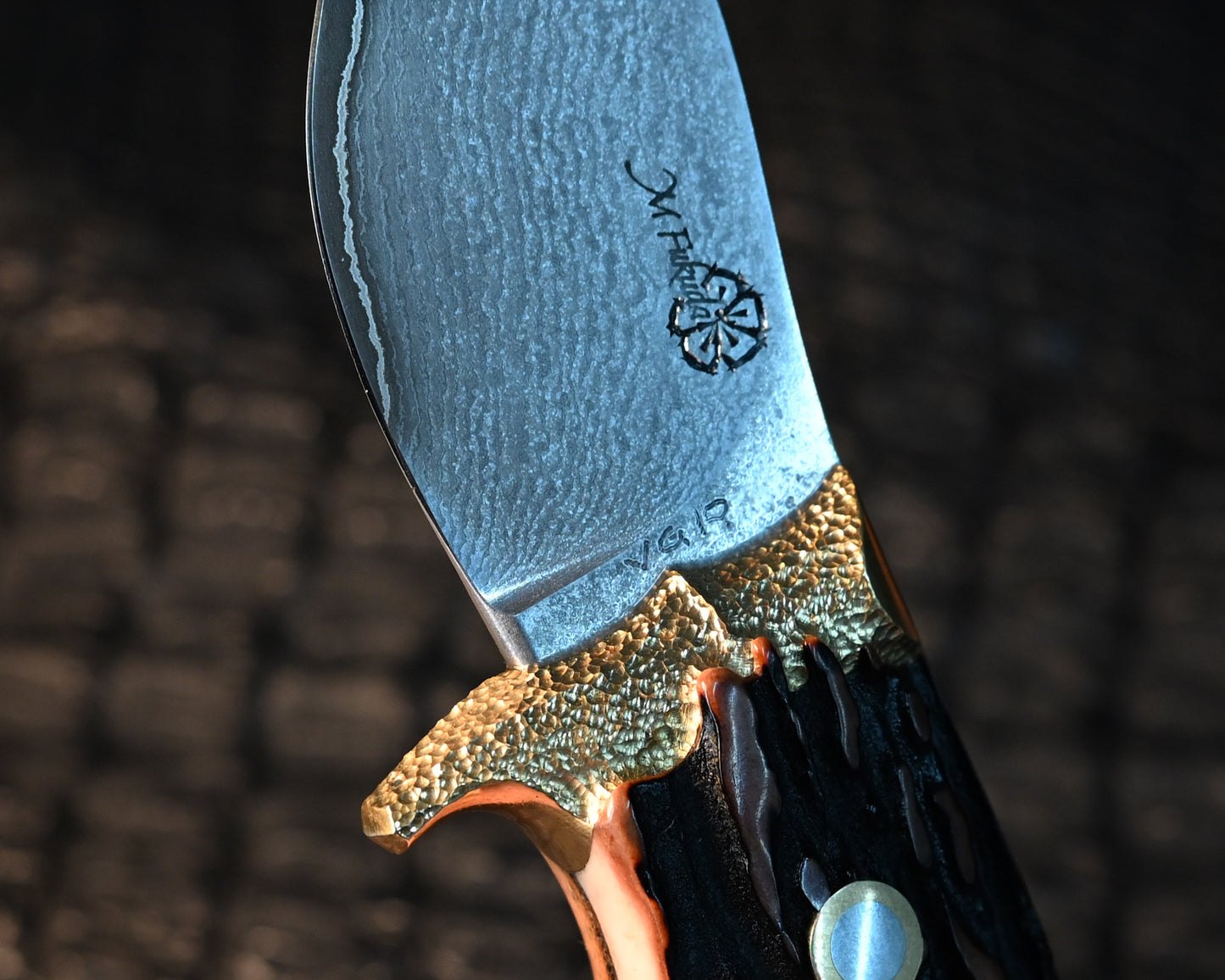 New CityClub Ver.Wang - 福田正孝 × Wtopia Works コラボナイフ(2025年3月神戸刀展受賞作品)