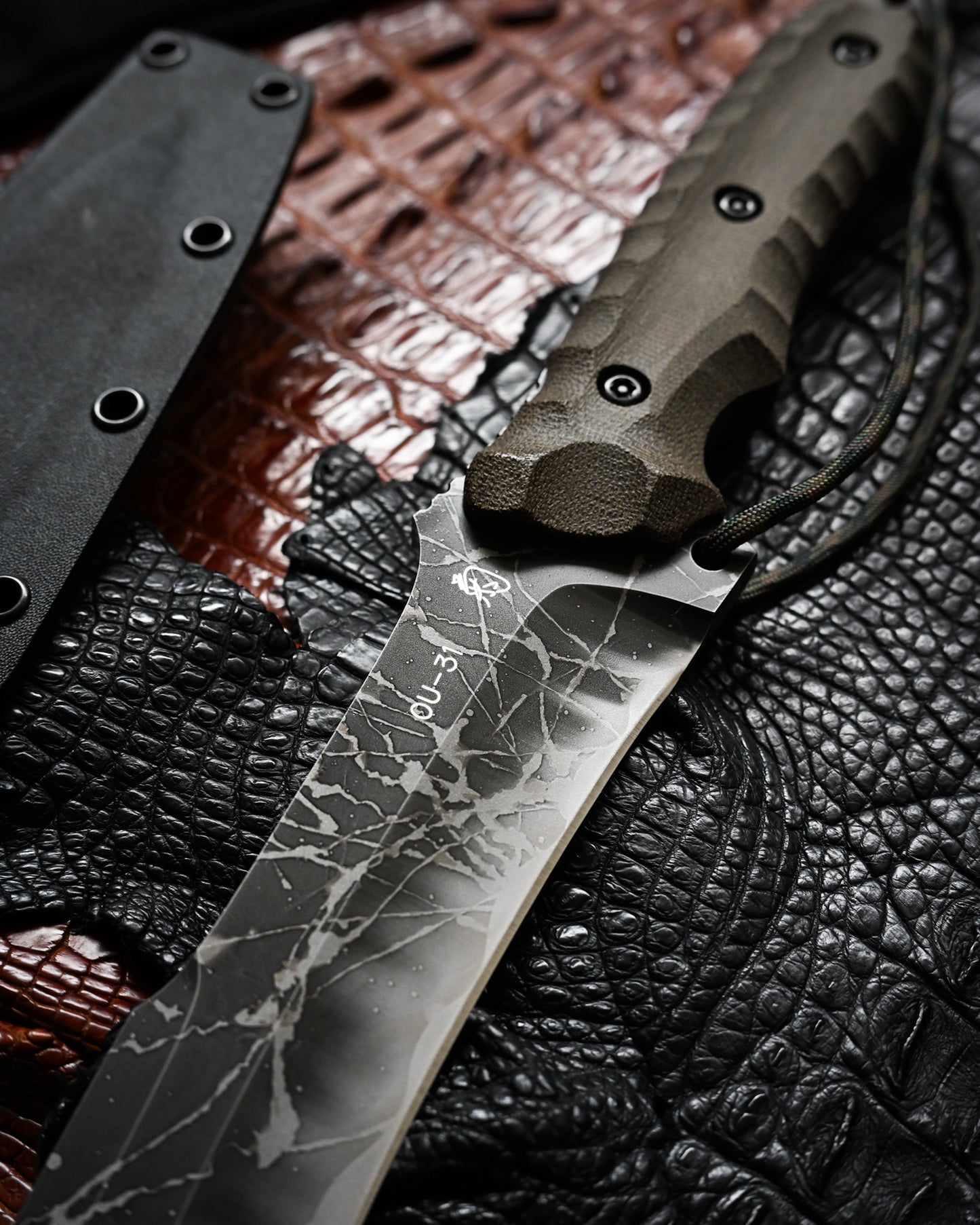 Kiku Matsuda × Kiku Knives|FUJIN Tactical Knife – Ginza Exhibition Special (Rare Collector’s Edition, Extra Thick Blade)