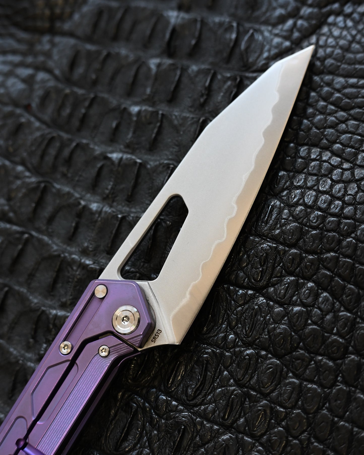 TACRAY DT03 Folding Cooking Knife – Purple (Limited Color)