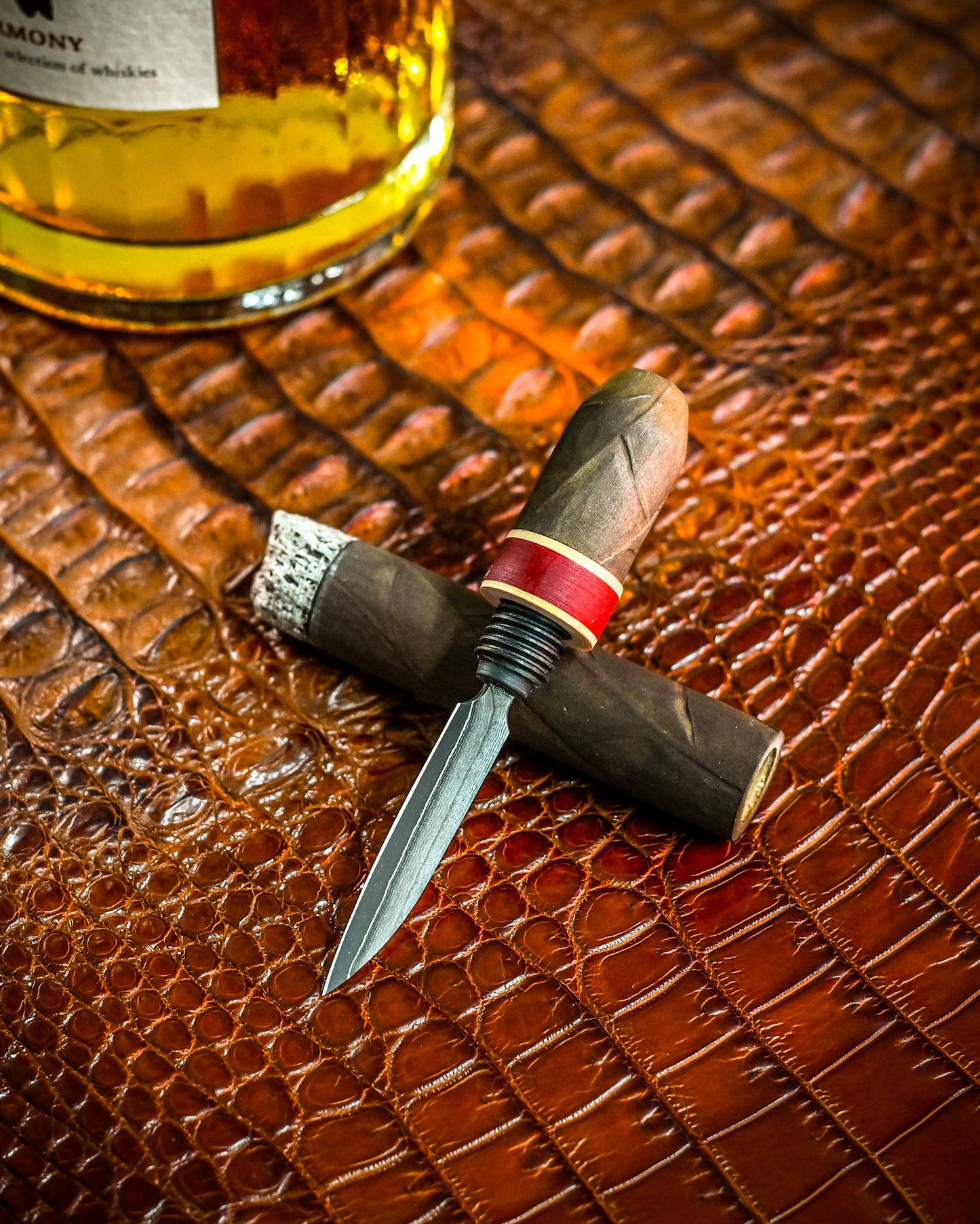 Hidetoshi Nakayama Damascus Pattern Hidden Knife|Limited Art Collection