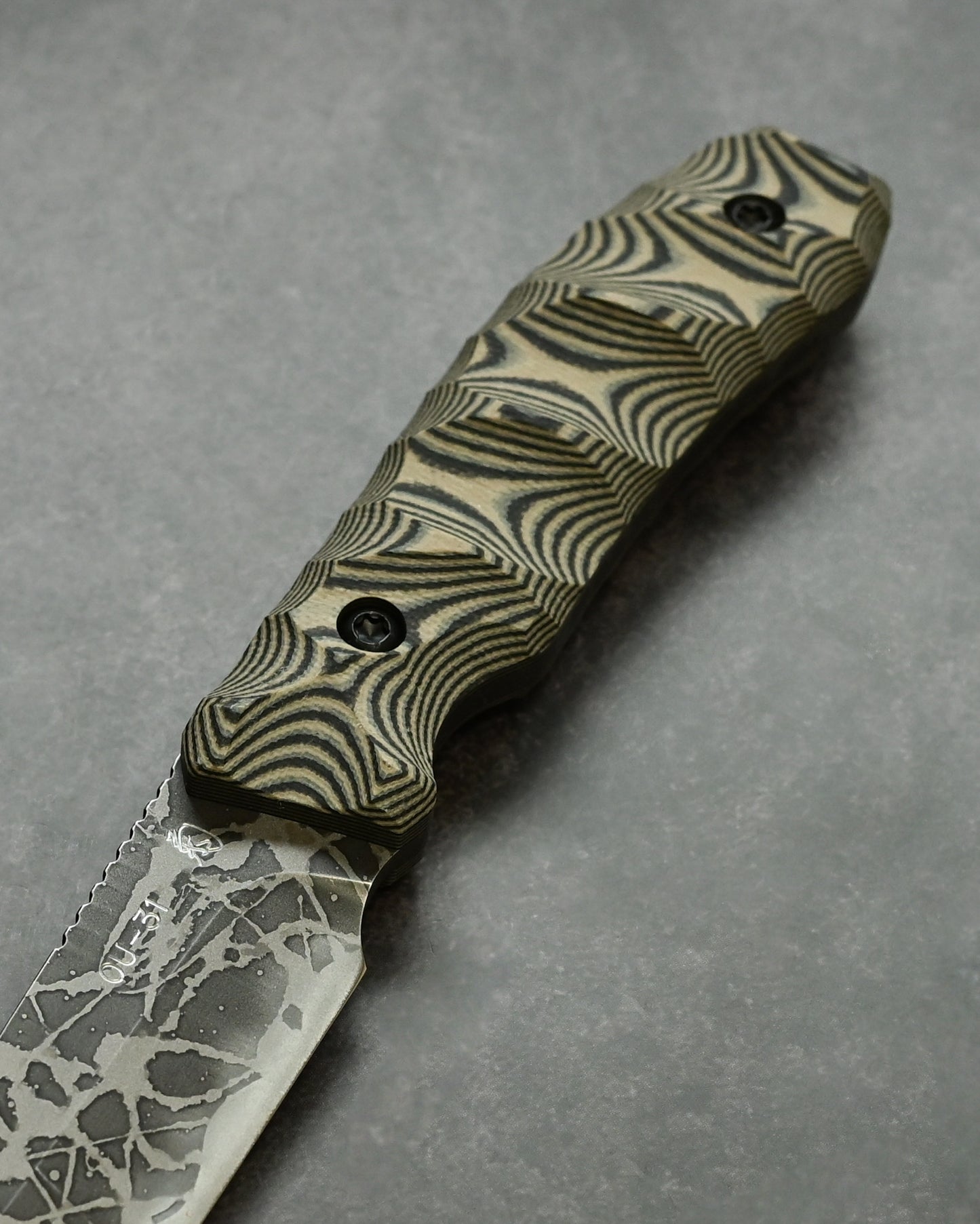 Kiku Matsuda Kikuknives Noduchi Hamaguri Outdoor Fixed Blade  Handcrafted in Japan