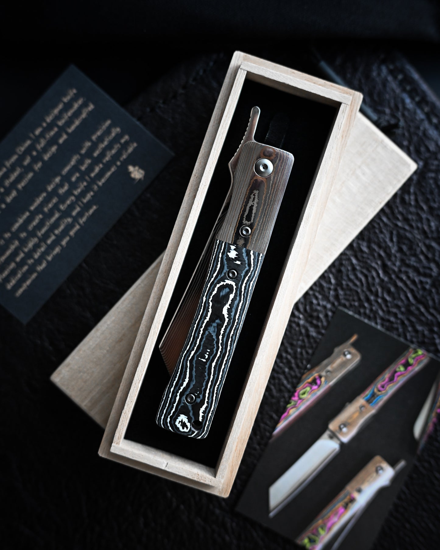 haoworks Eirou Atsumori Custom Folding Knife