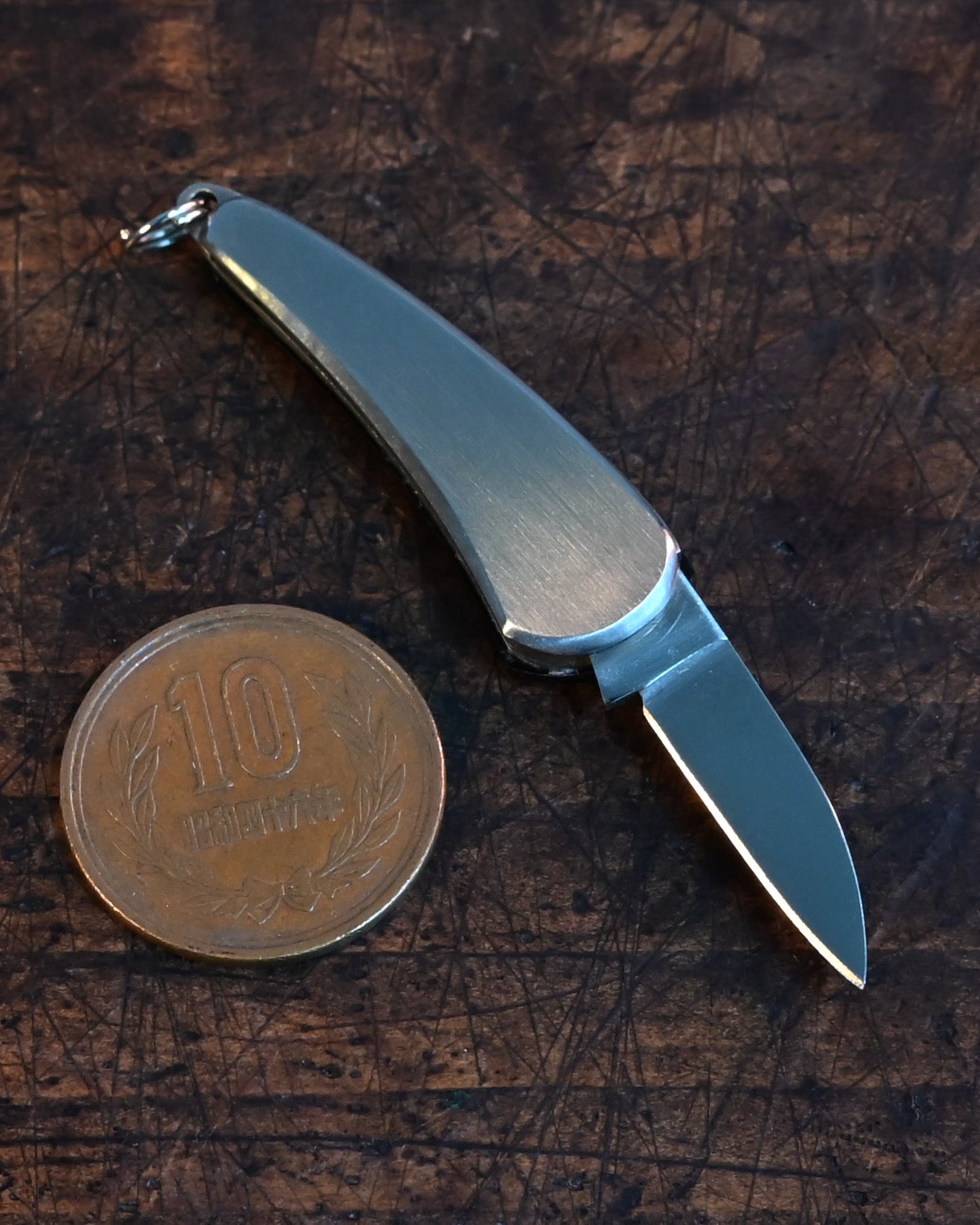 Elegant Mini Peony Necklace - Handmade Art by Katsuhiko Miura, Japanese Floral Design Letter Opener