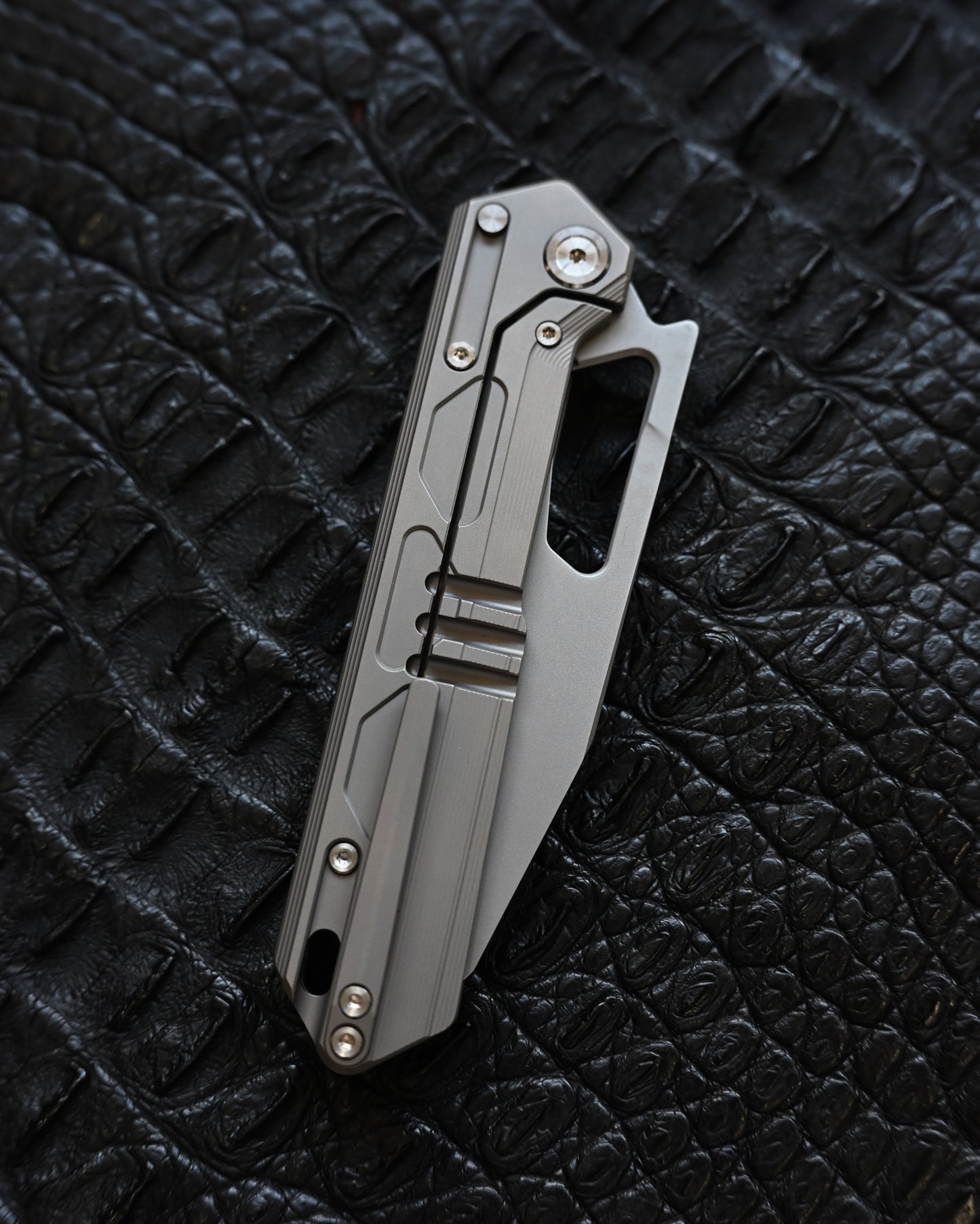 TACRAY DT03 Folding Cooking Knife (Titanium Handle | SRS13 Blade)