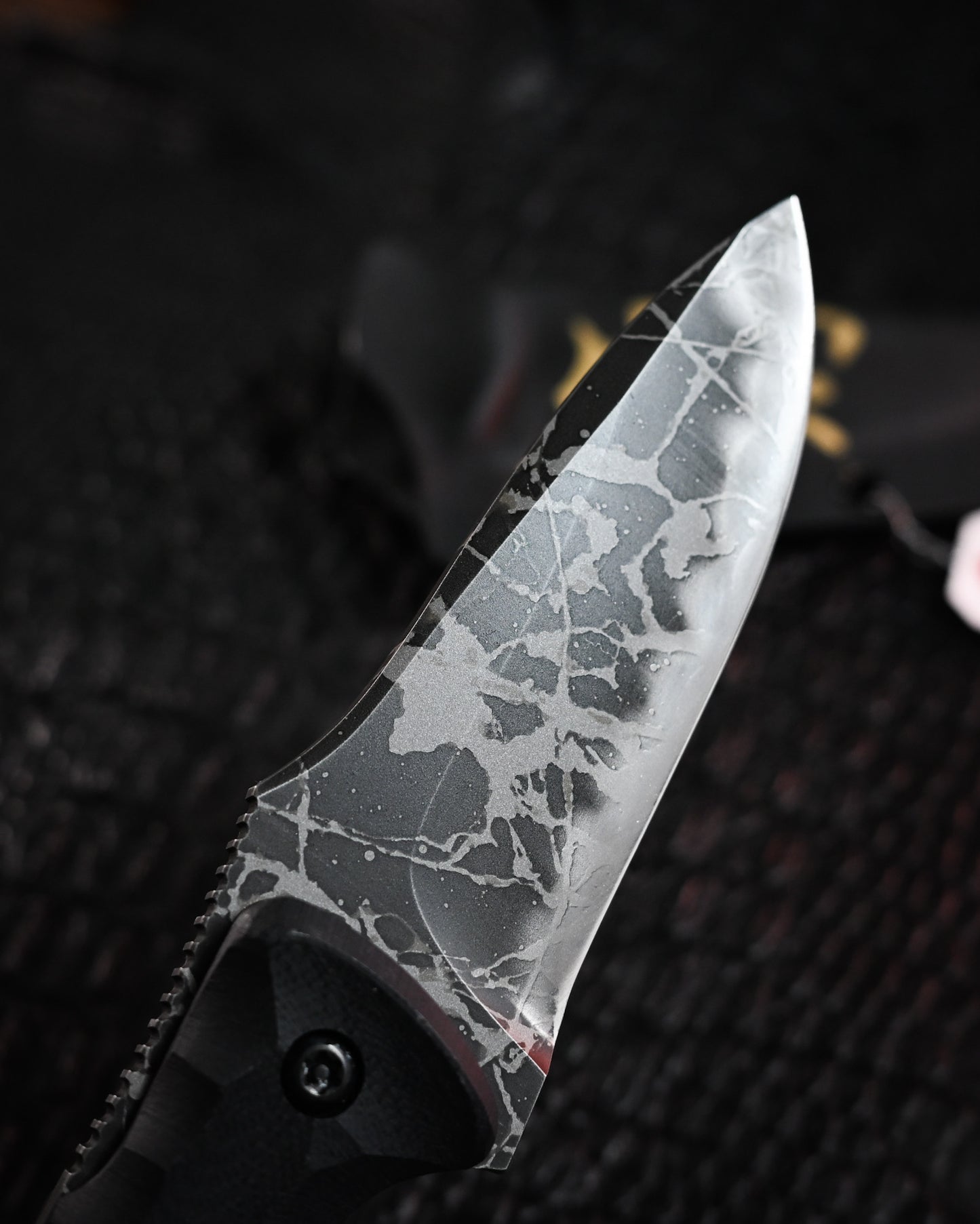 Kiku Matsuda Kikuknives Police Compact Ginza Exhibition Limited Edition|Popular Limited Model, Hand-Signed, OU-31 Steel, Custom Sheath, Ultra-Rare Collector’s Item