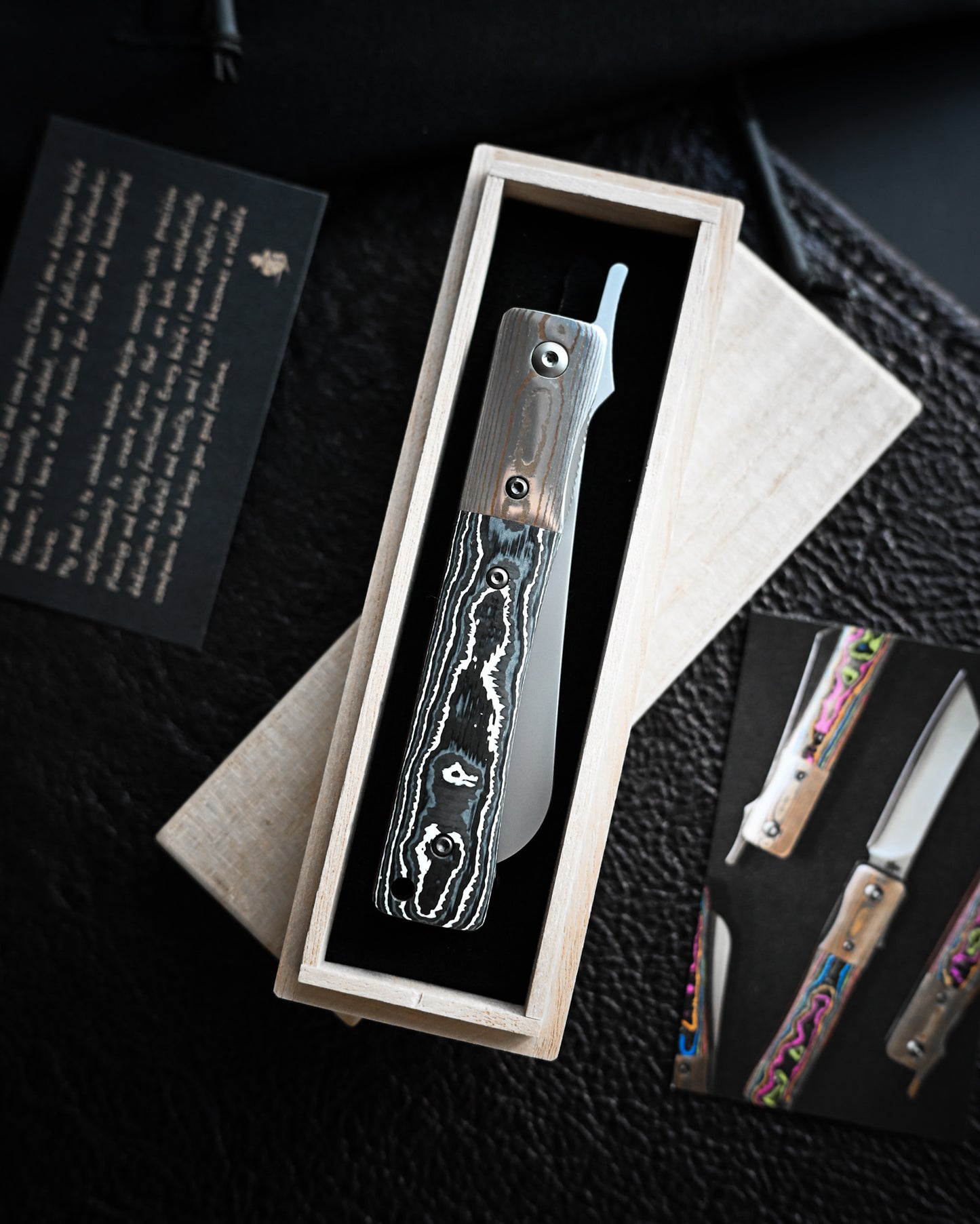 haoworks Muin Atsumori The Thick Guardian Custom Folding Knife