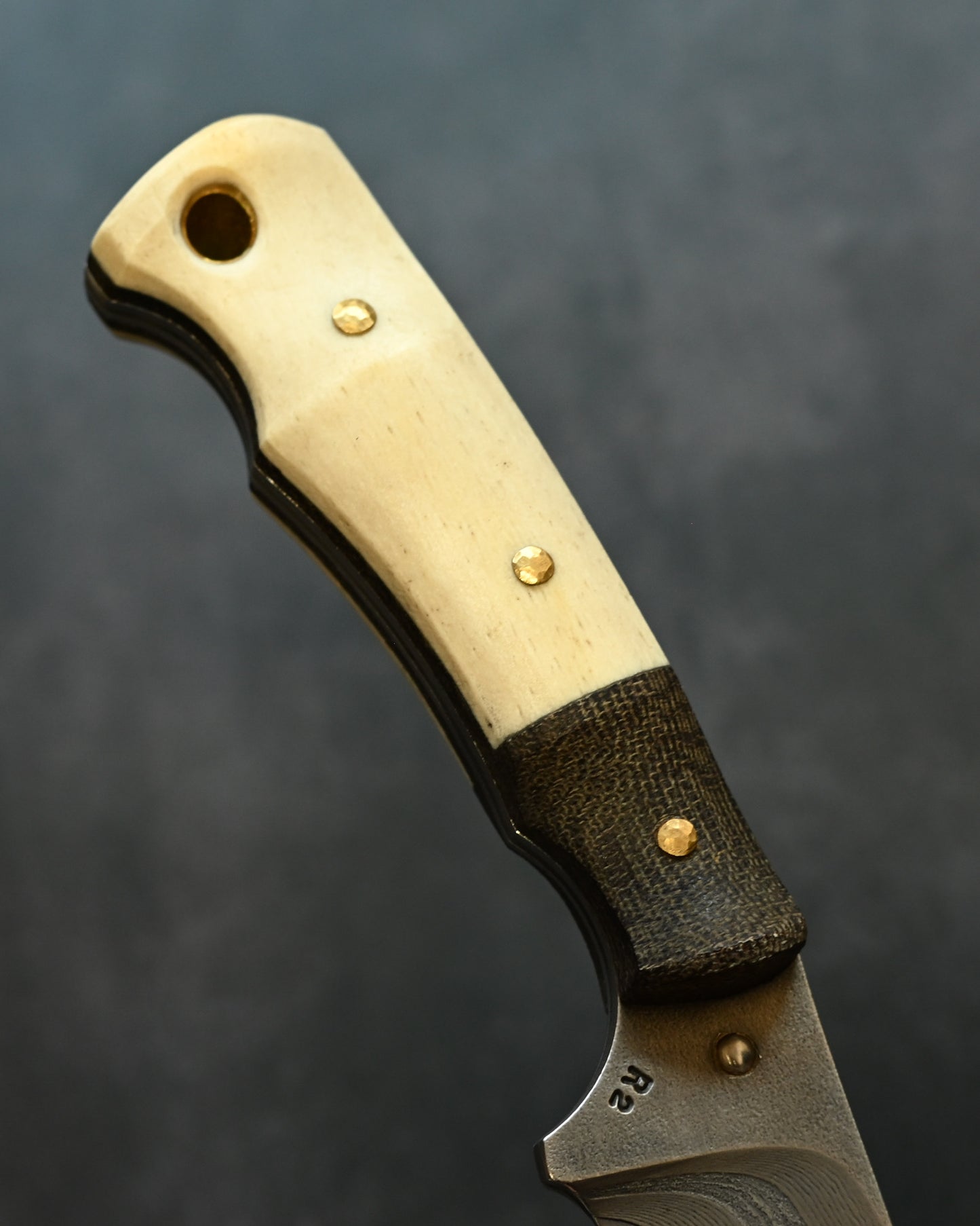 Wtopia BLACK RHINO アウトドアナイフ|R2積層鋼|関市ナイフショー限定|日本製ハンドメイド