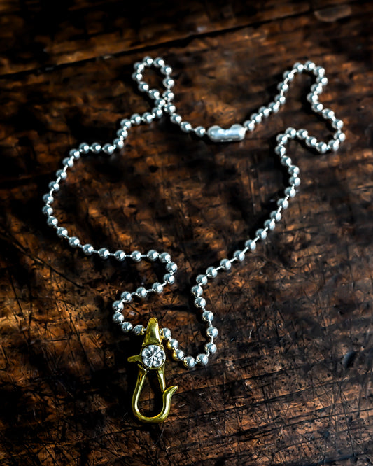 Made in Japan - Wtopia Works Handmade 925 Silver Chain with Brass and Silver Hook