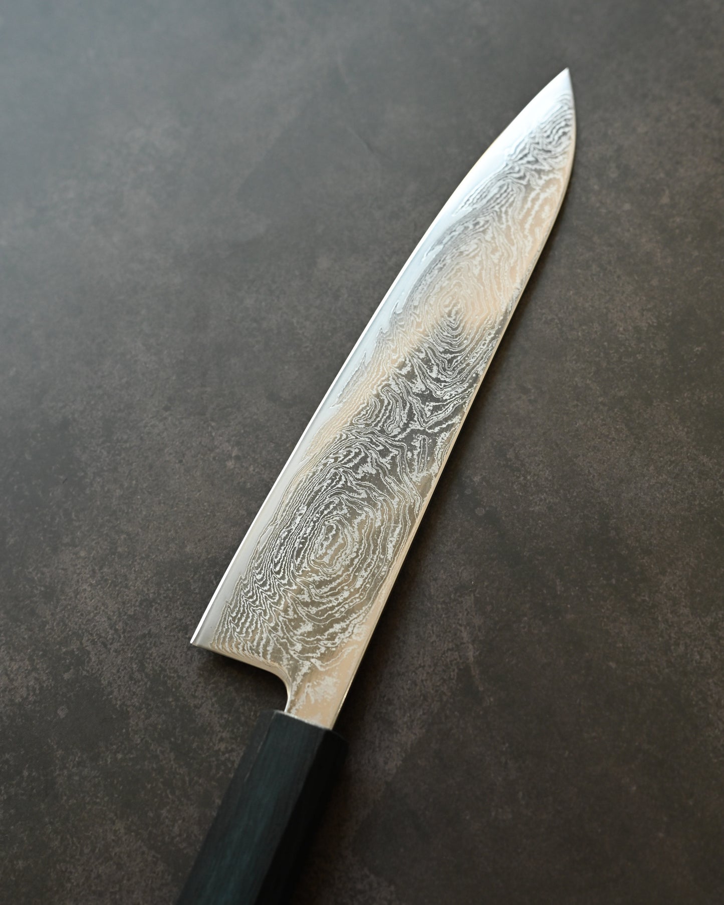 Kanetaka Limited Gyuto 363mm – VG10 Damascus-Clad Steel / Mirror Finish / Handcrafted by Artisan