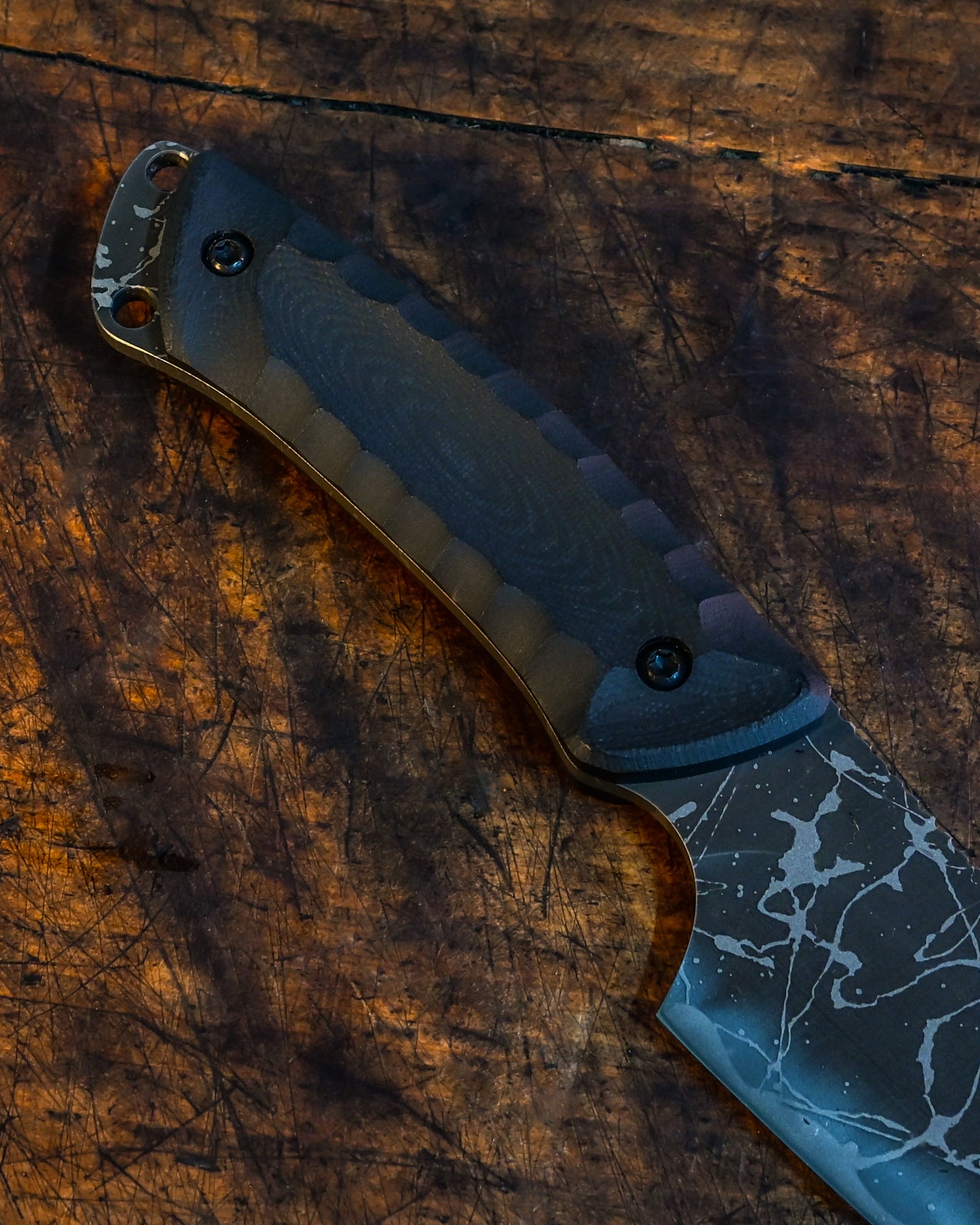 Kiku Knives Tanba - Outdoor Camping Knife Crafted by Master Artisan Kikuo Matsuda