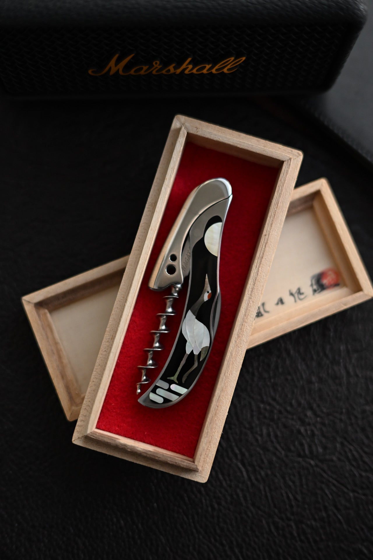 Ikuo Nagata One-Off|Red-Crowned Crane Wine Opener Knife