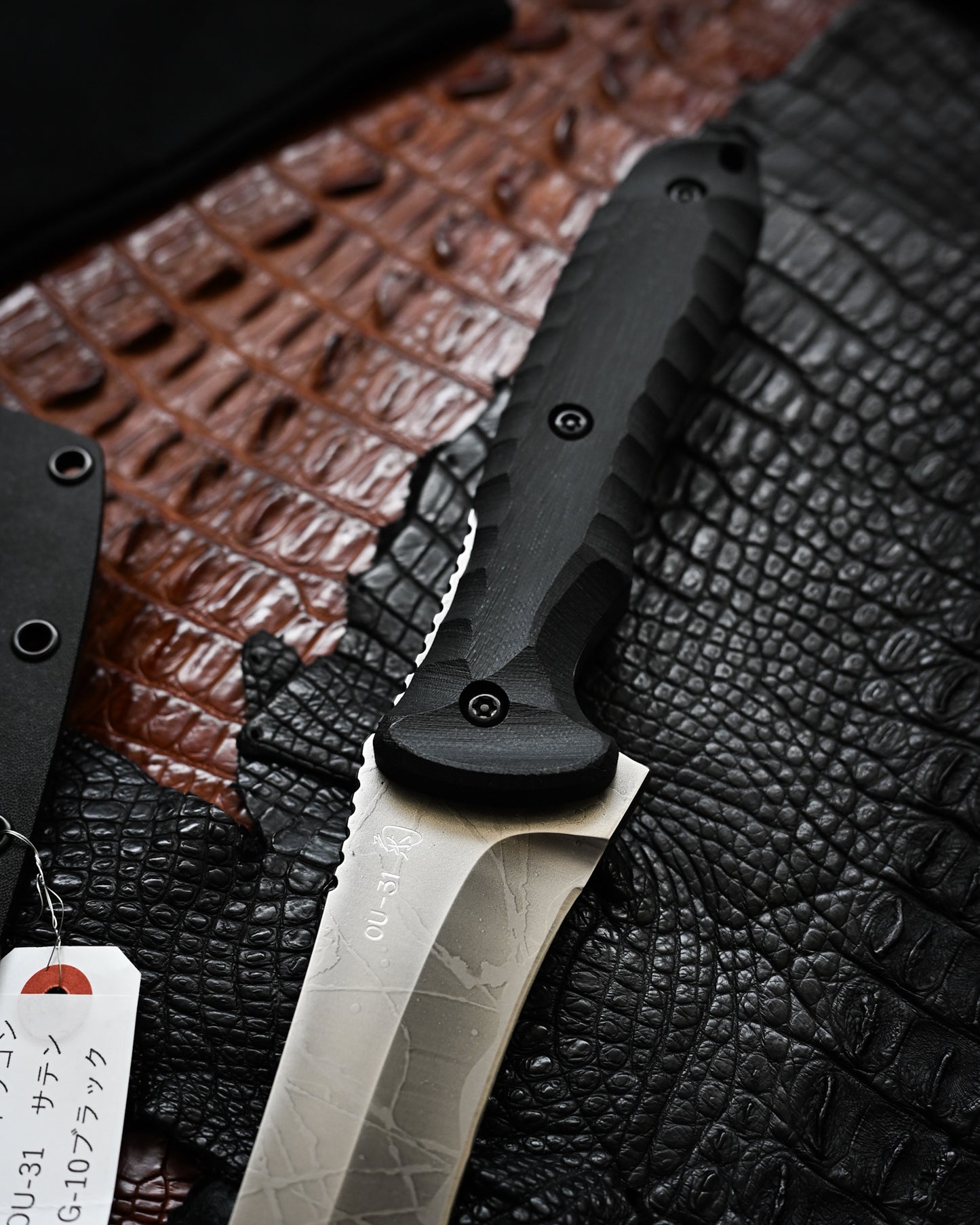 Kiku Matsuda Kikuknives Silver Dragon Ginza Exhibition Limited Edition | Popular Collector’s Model Hand-Signed OU-31 Steel Custom Sheath Ultra-Rare