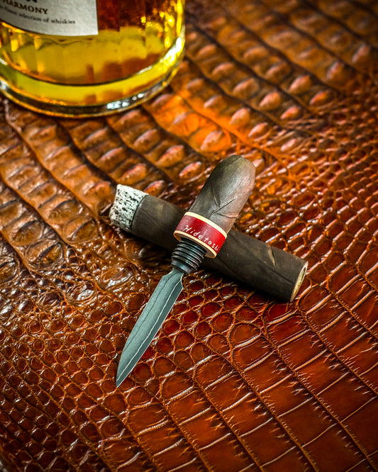 Hidetoshi Nakayama Damascus Pattern Hidden Knife|Limited Art Collection