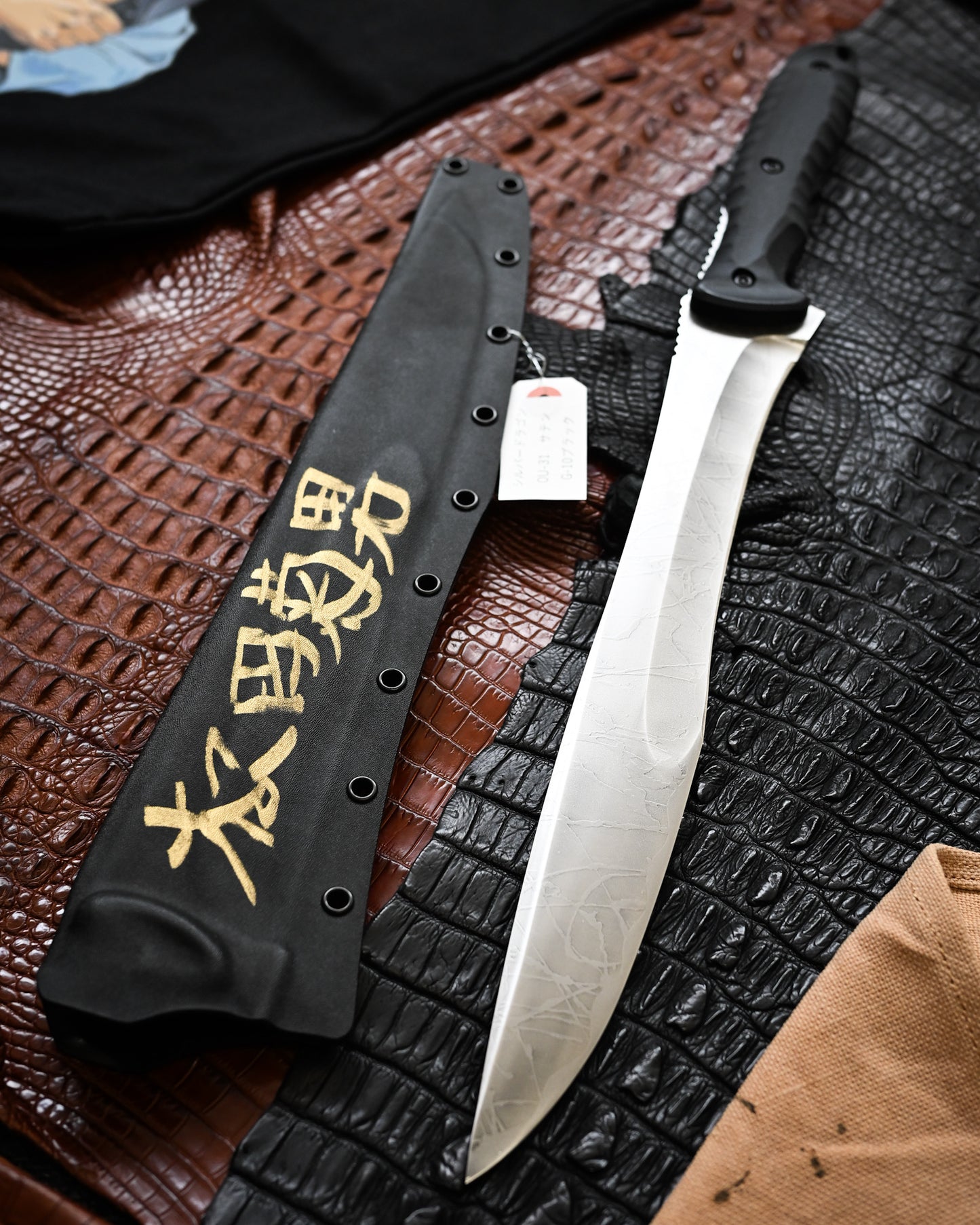 Kiku Matsuda Kikuknives Silver Dragon Ginza Exhibition Limited Edition | Popular Collector’s Model Hand-Signed OU-31 Steel Custom Sheath Ultra-Rare