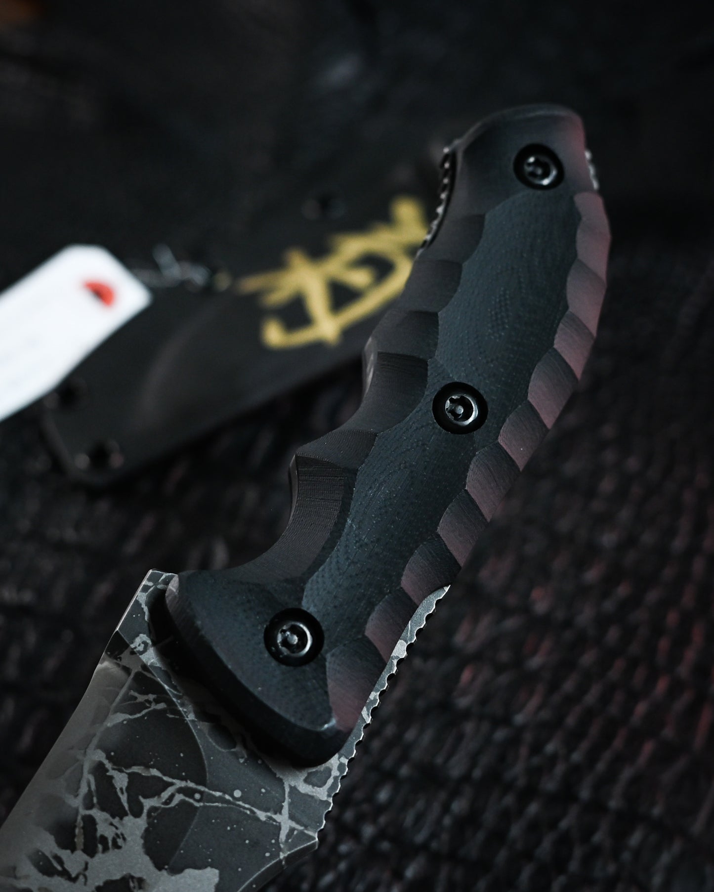 Kiku Matsuda Kikuknives Police Compact Ginza Exhibition Limited Edition|Popular Limited Model, Hand-Signed, OU-31 Steel, Custom Sheath, Ultra-Rare Collector’s Item