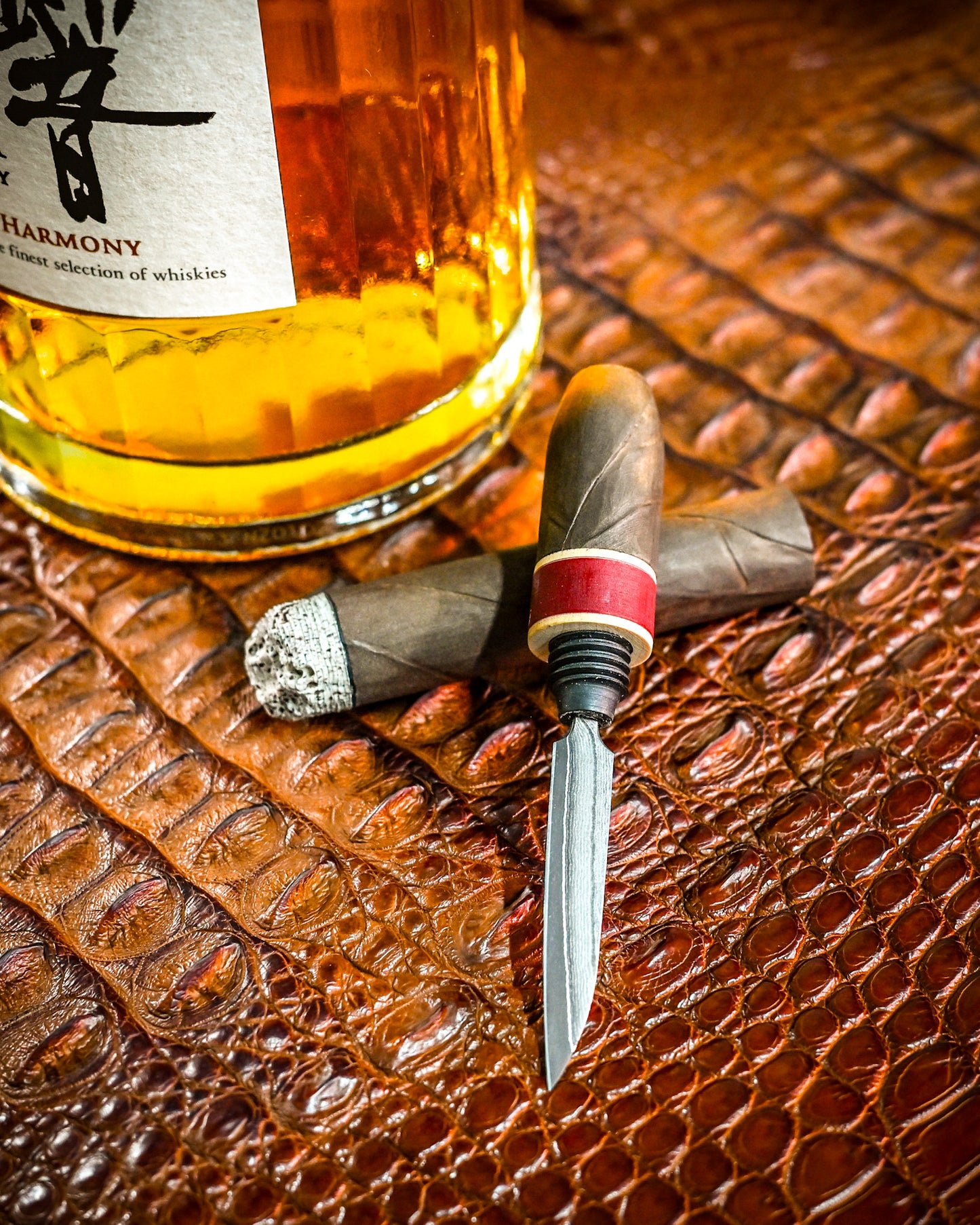 Hidetoshi Nakayama “Cigar B”|Damascus Hidden Knife (Limited Edition)