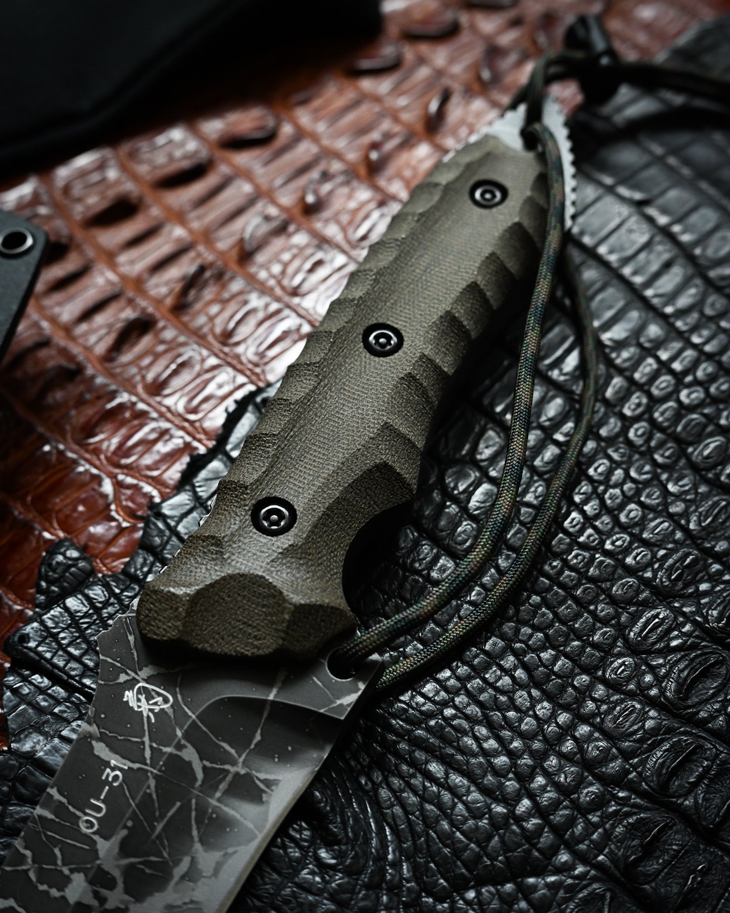 Kiku Matsuda × Kiku Knives|FUJIN Tactical Knife – Ginza Exhibition Special (Rare Collector’s Edition, Extra Thick Blade)