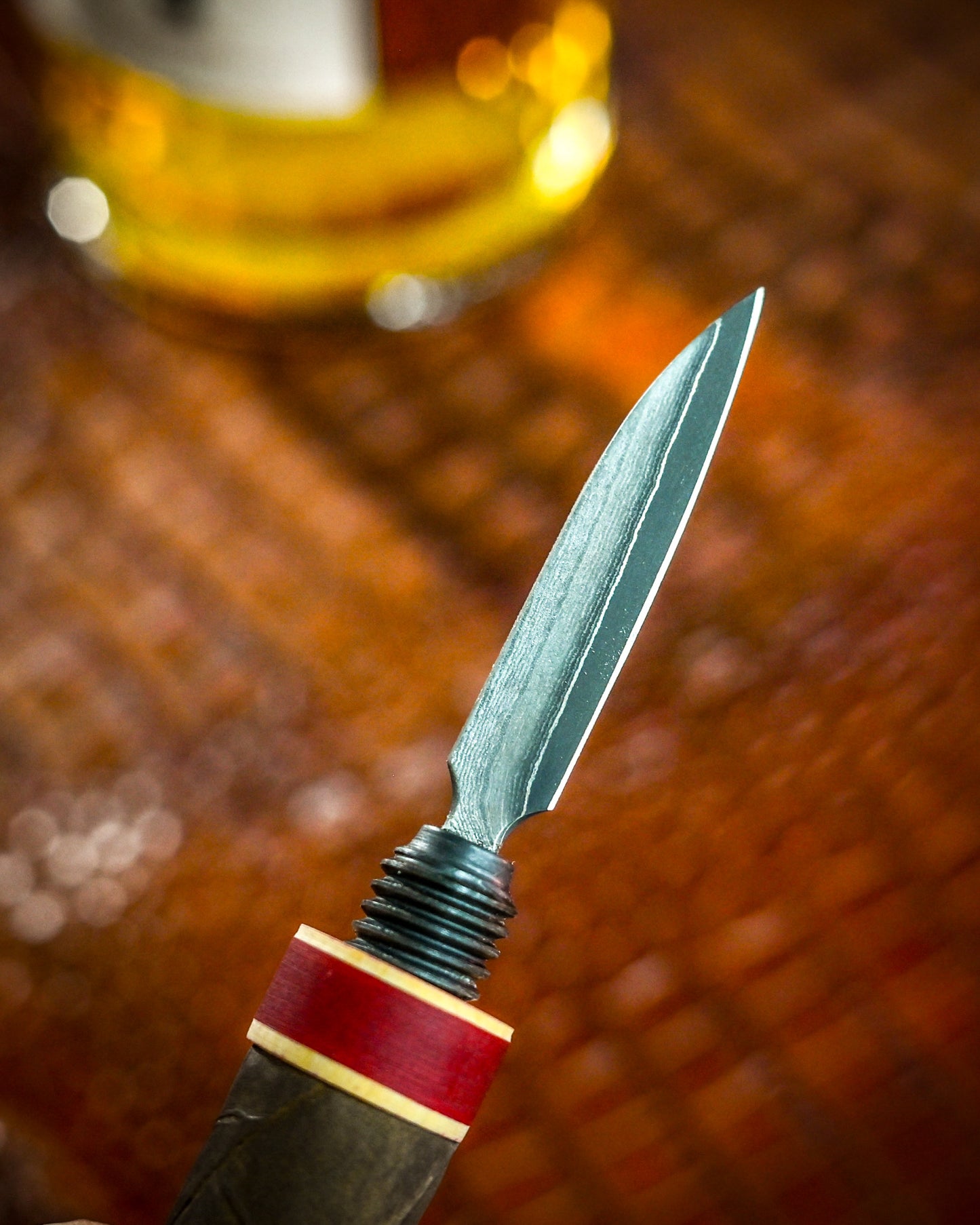 Hidetoshi Nakayama Damascus Pattern Hidden Knife|Limited Art Collection