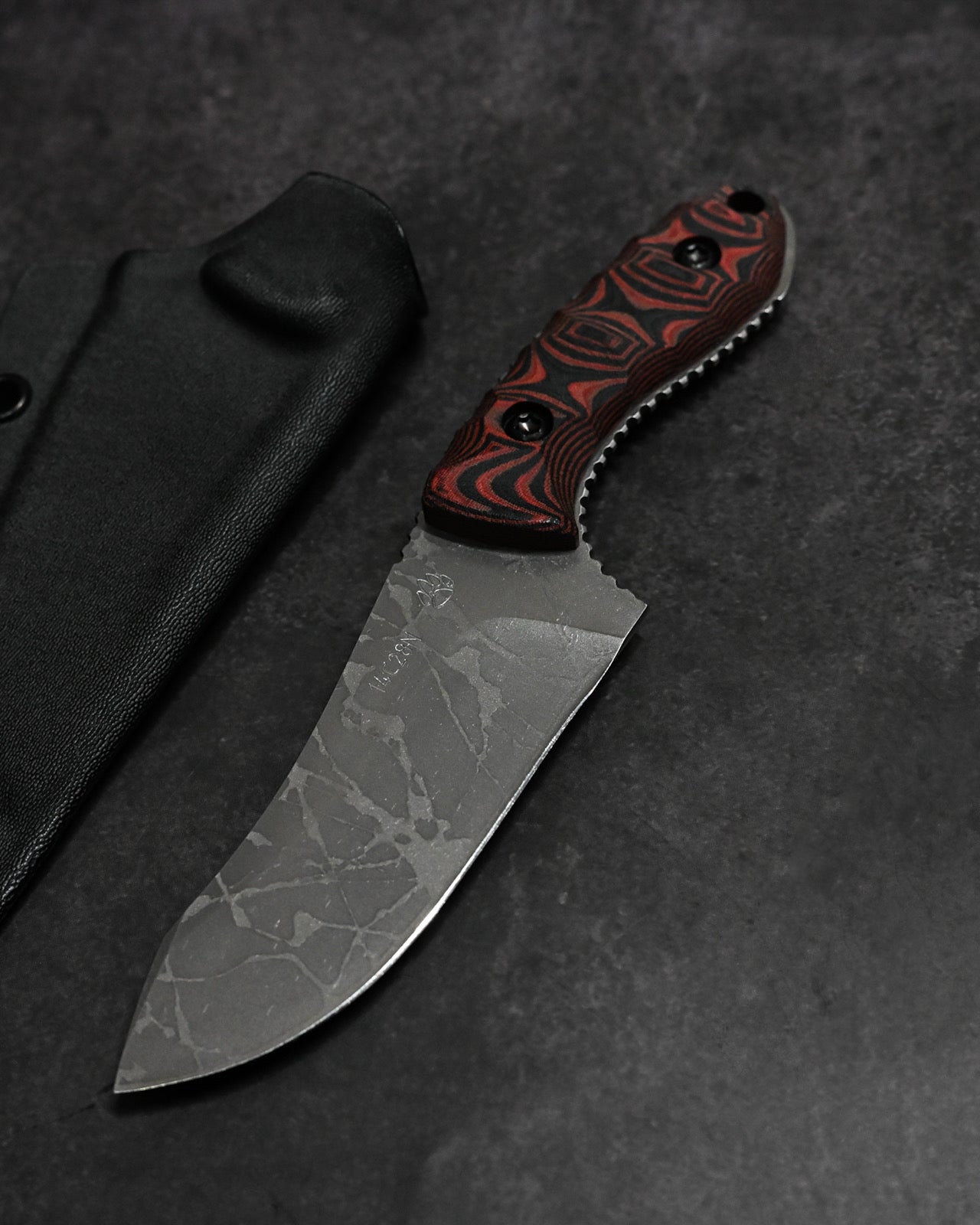KikuKnives – Kikuo Matsuda Custom “Haokoze” 14C28N Steel – 三泉商店