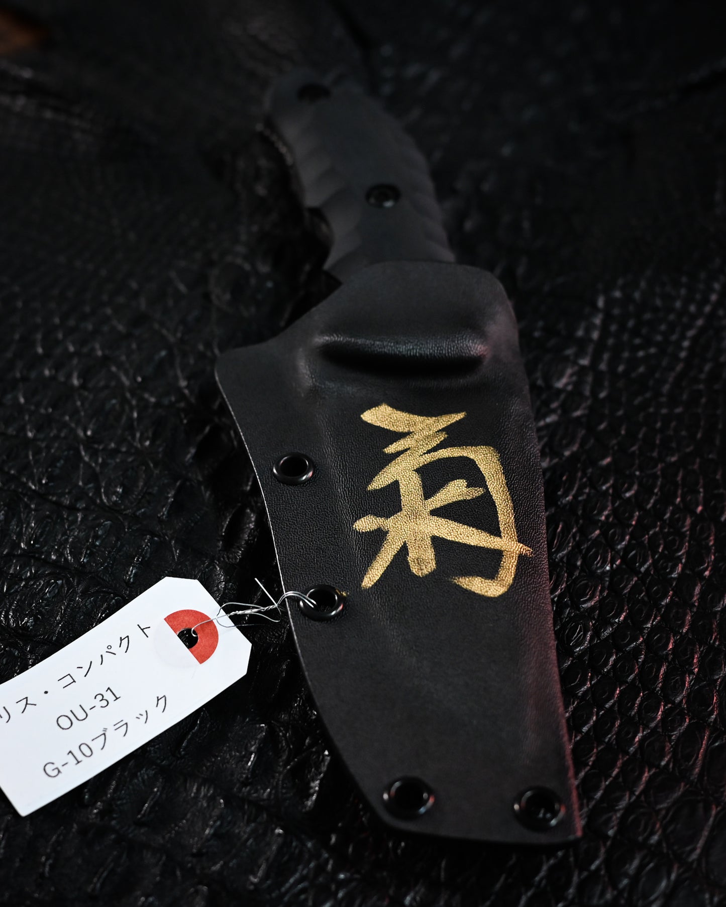 Kiku Matsuda Kikuknives Police Compact Ginza Exhibition Limited Edition|Popular Limited Model, Hand-Signed, OU-31 Steel, Custom Sheath, Ultra-Rare Collector’s Item
