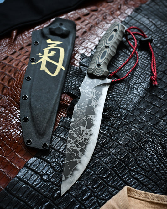 Kiku Matsuda × Kiku Knives|Sabai-doru Limited Knife (Ginza Exhibition Special Edition・Hand-Signed “Kiku” on Sheath)