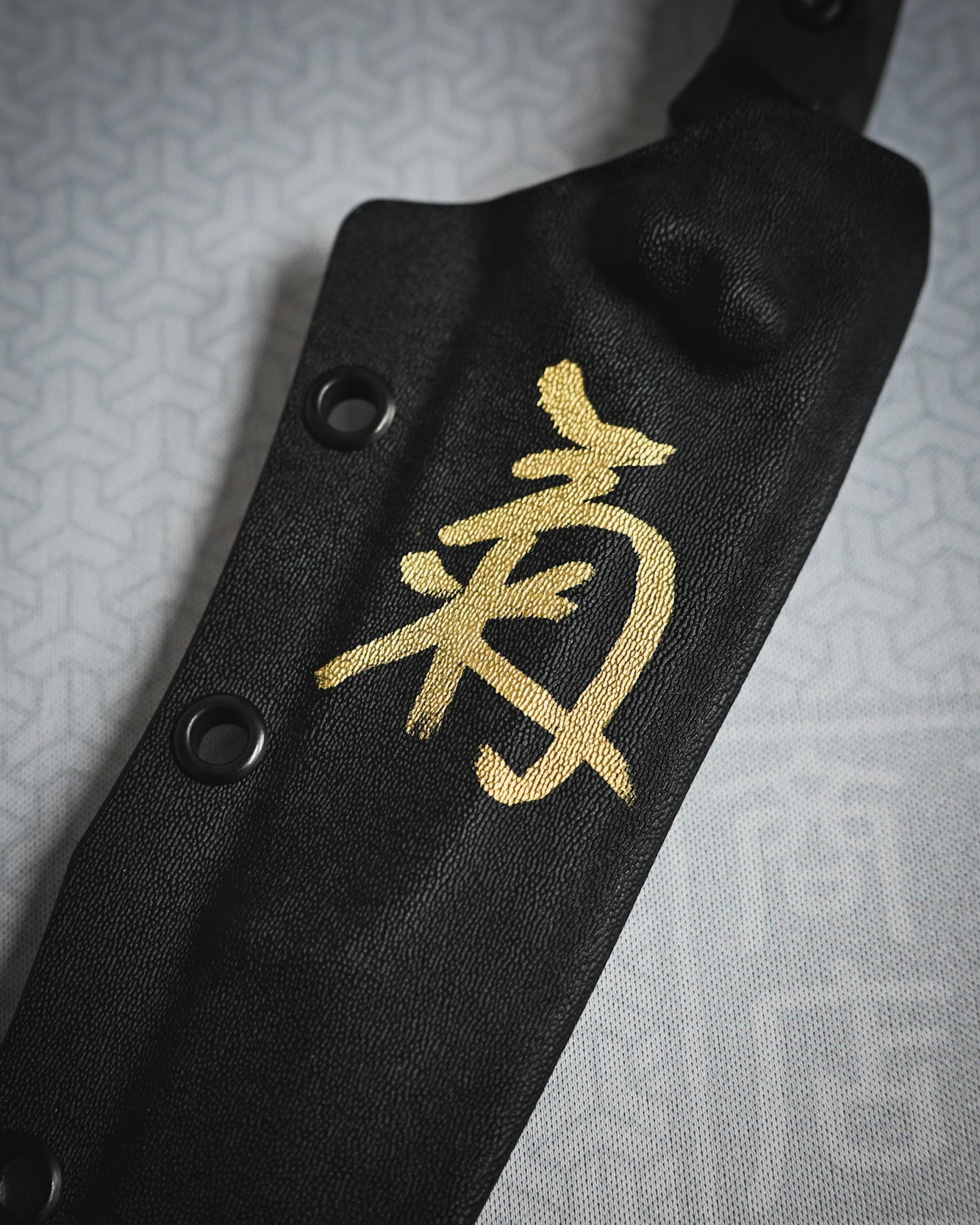 Kikuknives Azure Dragon Mini | Kiku Matsuda Signature Tactical Fixed Blade - OU-31 Steel | 2025 Tokyo Ginza Knife Show Limited Edition