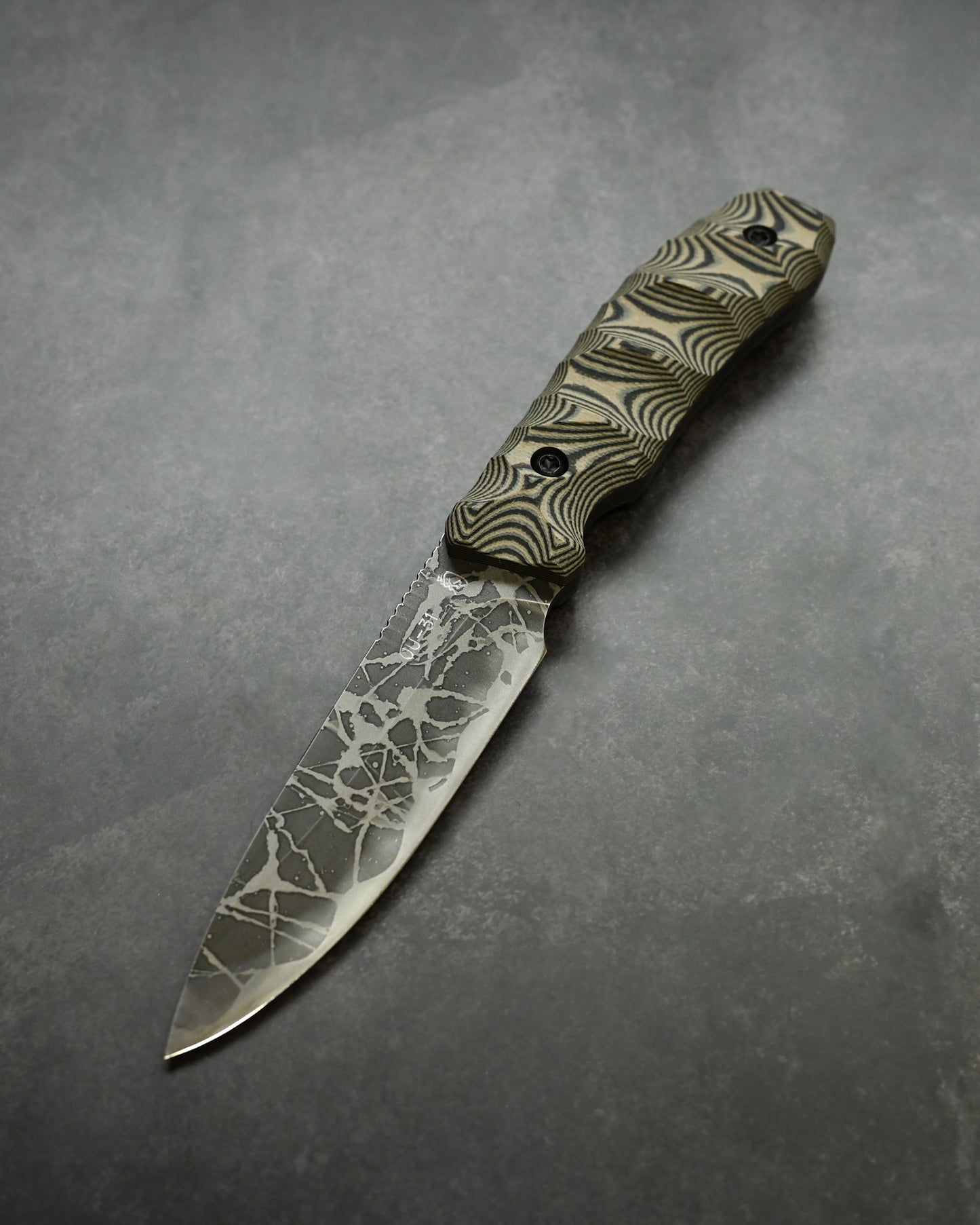 Kiku Matsuda Kikuknives Noduchi Hamaguri Outdoor Fixed Blade  Handcrafted in Japan