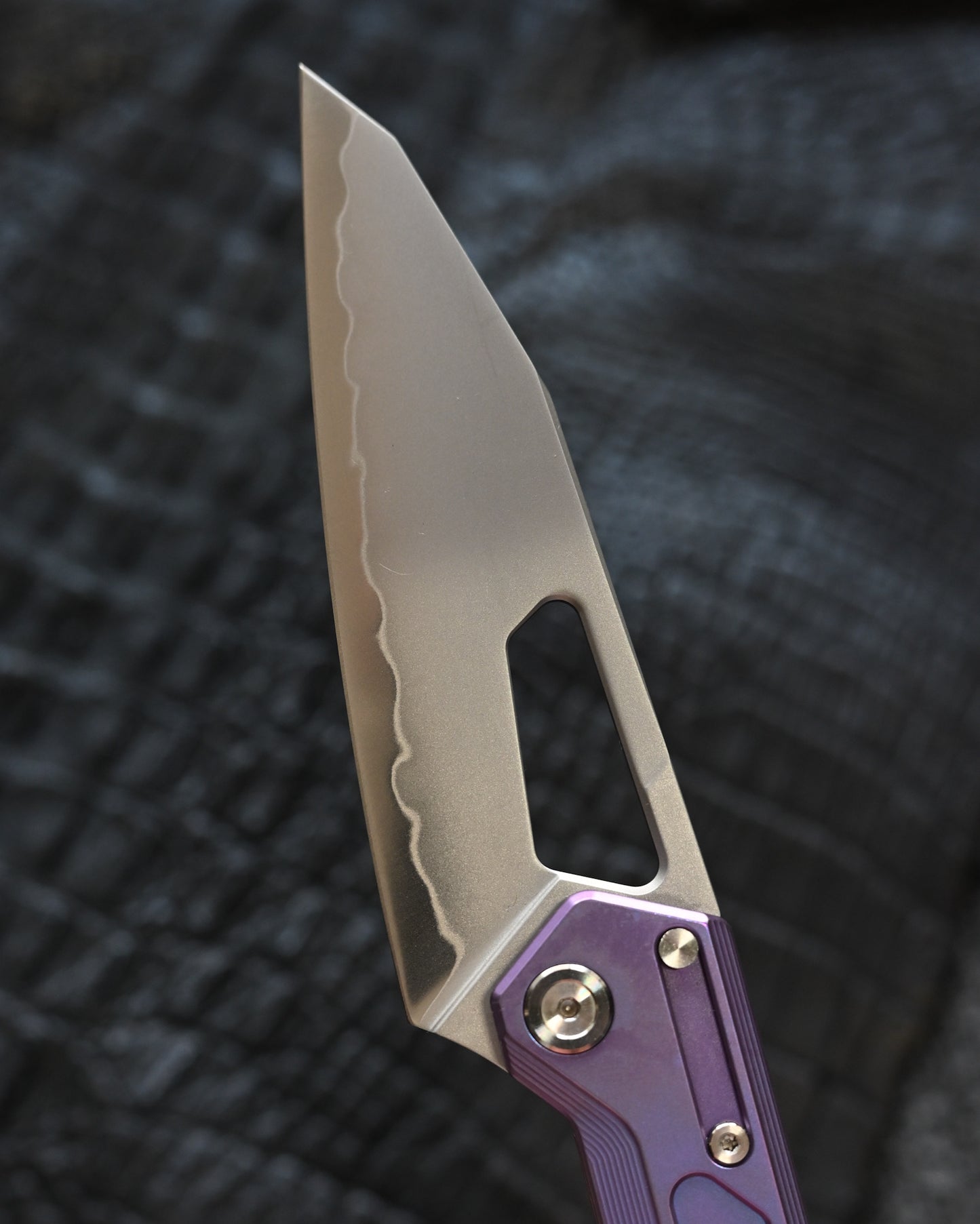 TACRAY DT03 Folding Cooking Knife – Purple (Limited Color)