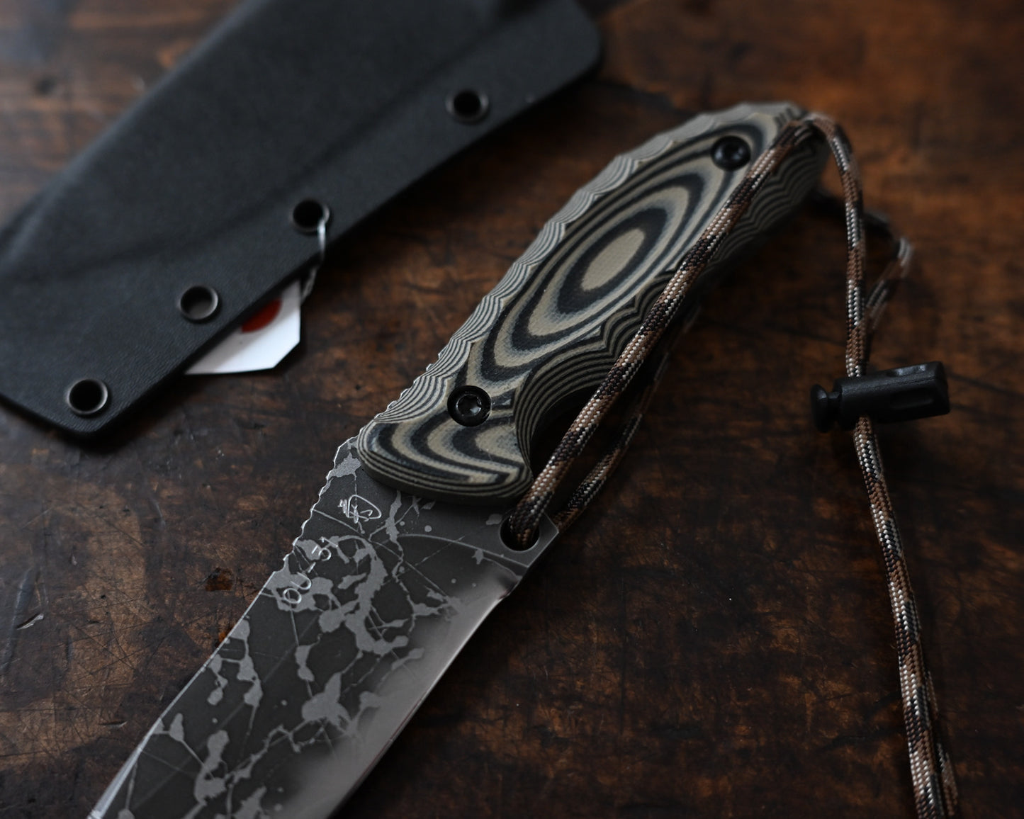 Aoba | Kiku Knives Kiku Matsuda Signature Tactical Fixed Blade - OU-31 Steel | Outdoor & Survival Knife