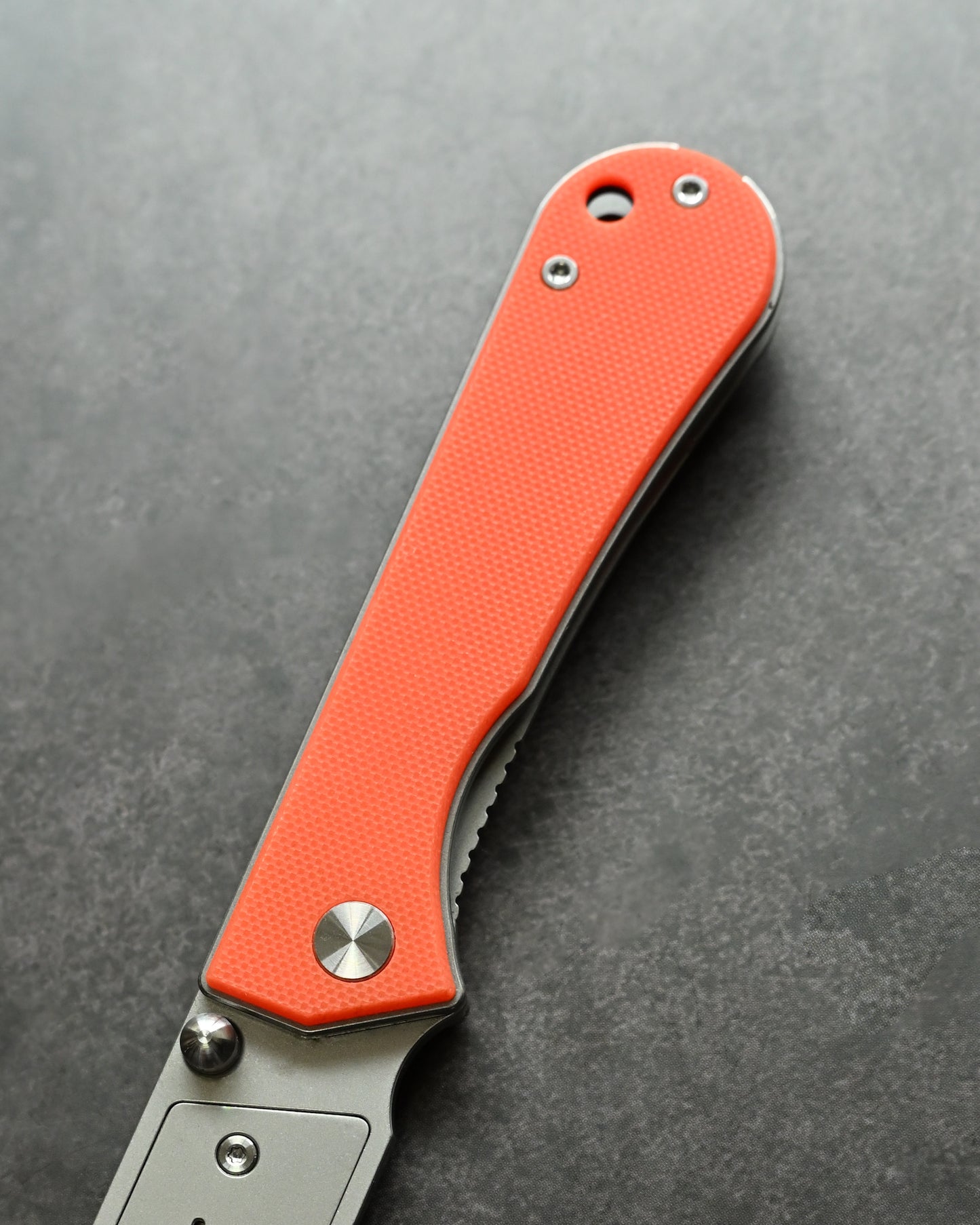 NUKNIVES Orange G10 Handle Quick-Open Replaceable Blade Utility Knife | Kumpanter U23