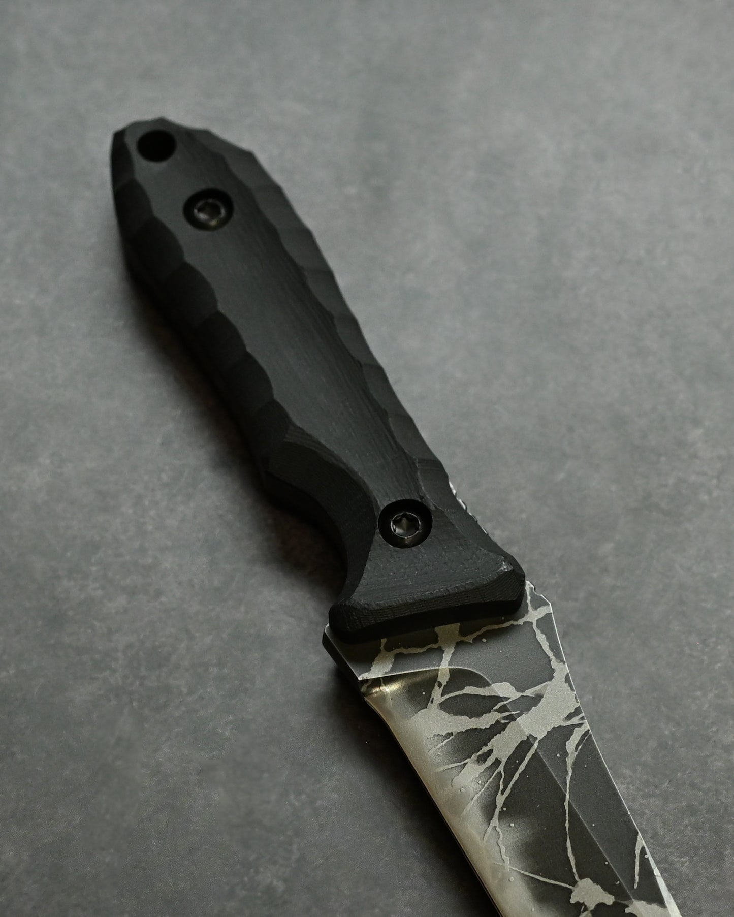 Kiku Matsuda Kikuknives Kofuu Black Outdoor Fixed Blade Handcrafted in Japan