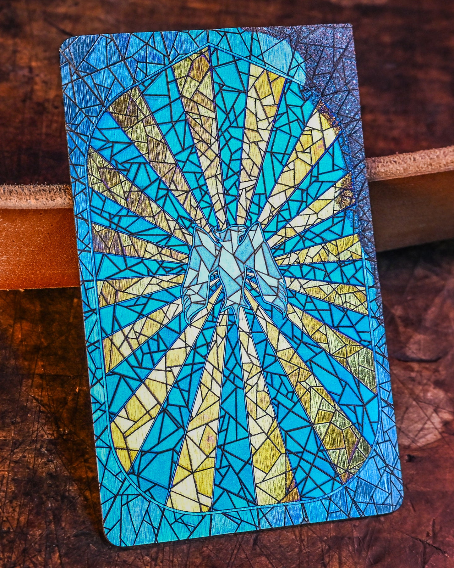 Mummert Knives Moses-Themed Titanium Card Knife – A Symbol of Mystery and Power