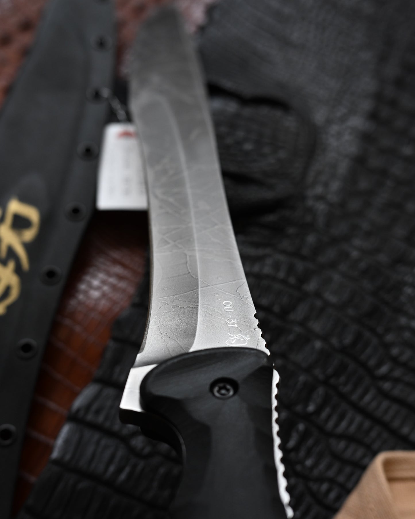 Kiku Matsuda Kikuknives Silver Dragon Ginza Exhibition Limited Edition | Popular Collector’s Model Hand-Signed OU-31 Steel Custom Sheath Ultra-Rare