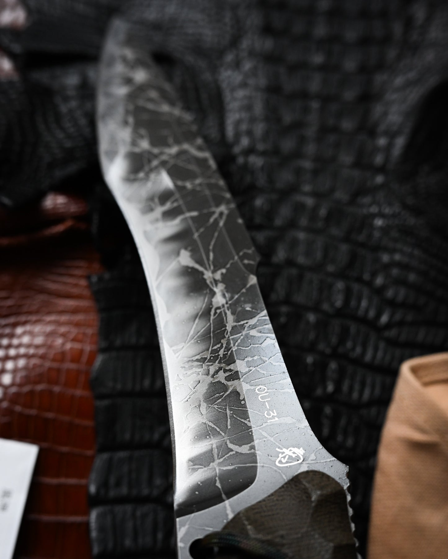Kiku Matsuda × Kiku Knives|FUJIN Tactical Knife – Ginza Exhibition Special (Rare Collector’s Edition, Extra Thick Blade)
